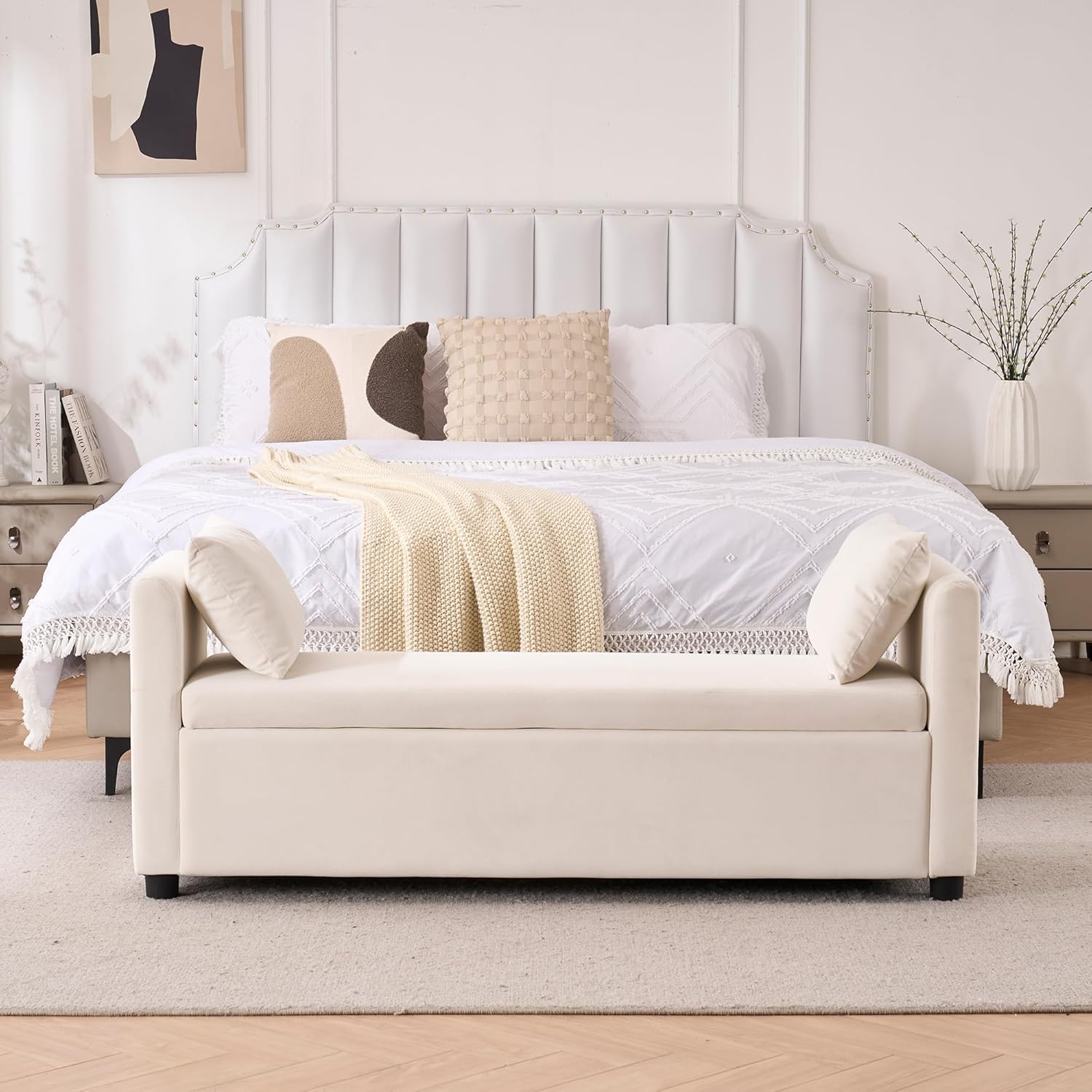 Storage Bench for Bedroom, 55