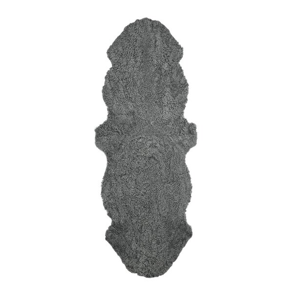 Saueskinn new zealand kort ull 160x60 cm Grey