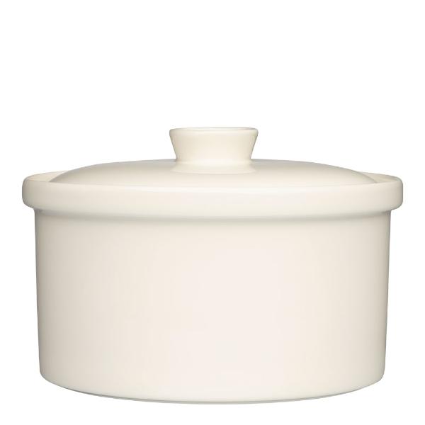 Teema ildfast form m/lokk 2,3L hvit