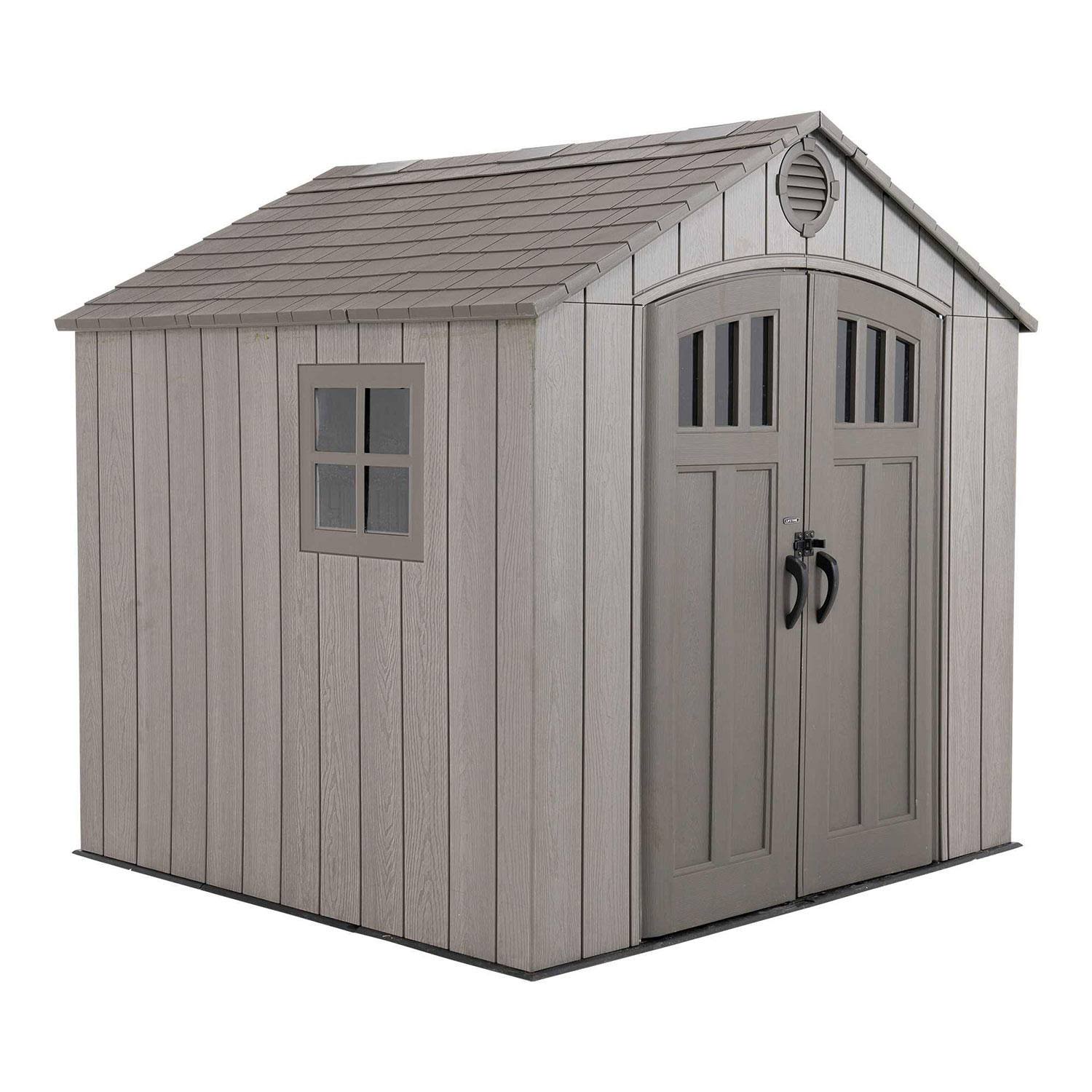 Lifetime 8 ft. x 7.5 ft. Outdoor Storage Shed - 60370