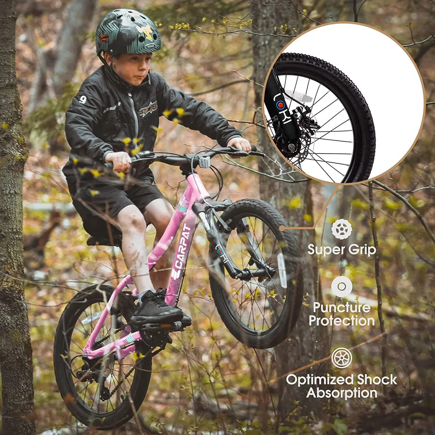 iYofe 20 Mountain Bike for Boys Girls, Bicycle for Kids with SHIMANO 7 Speed, Shock Absorbing Front Fork, Lightweight Bikes with V-Brakes for Outdoor Adventure, Blue