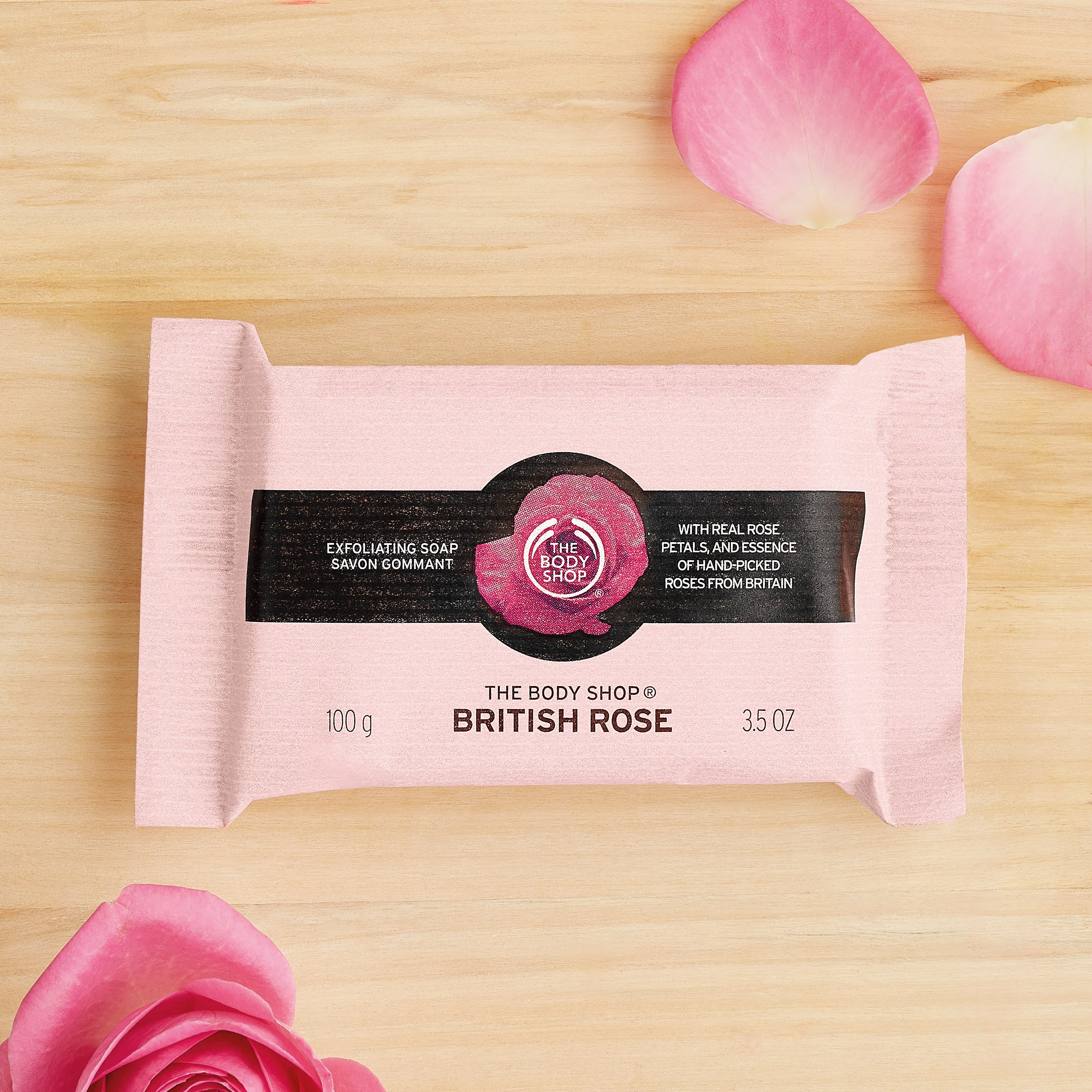 British Rose Exfoliating Soap