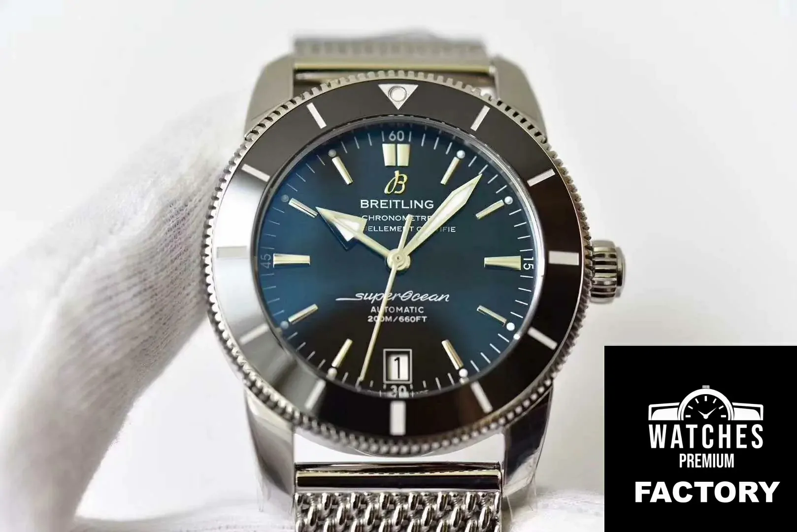 Breitling Superocean Heritage II 42 AB2010121B1A1 GF Factory Blue Dial