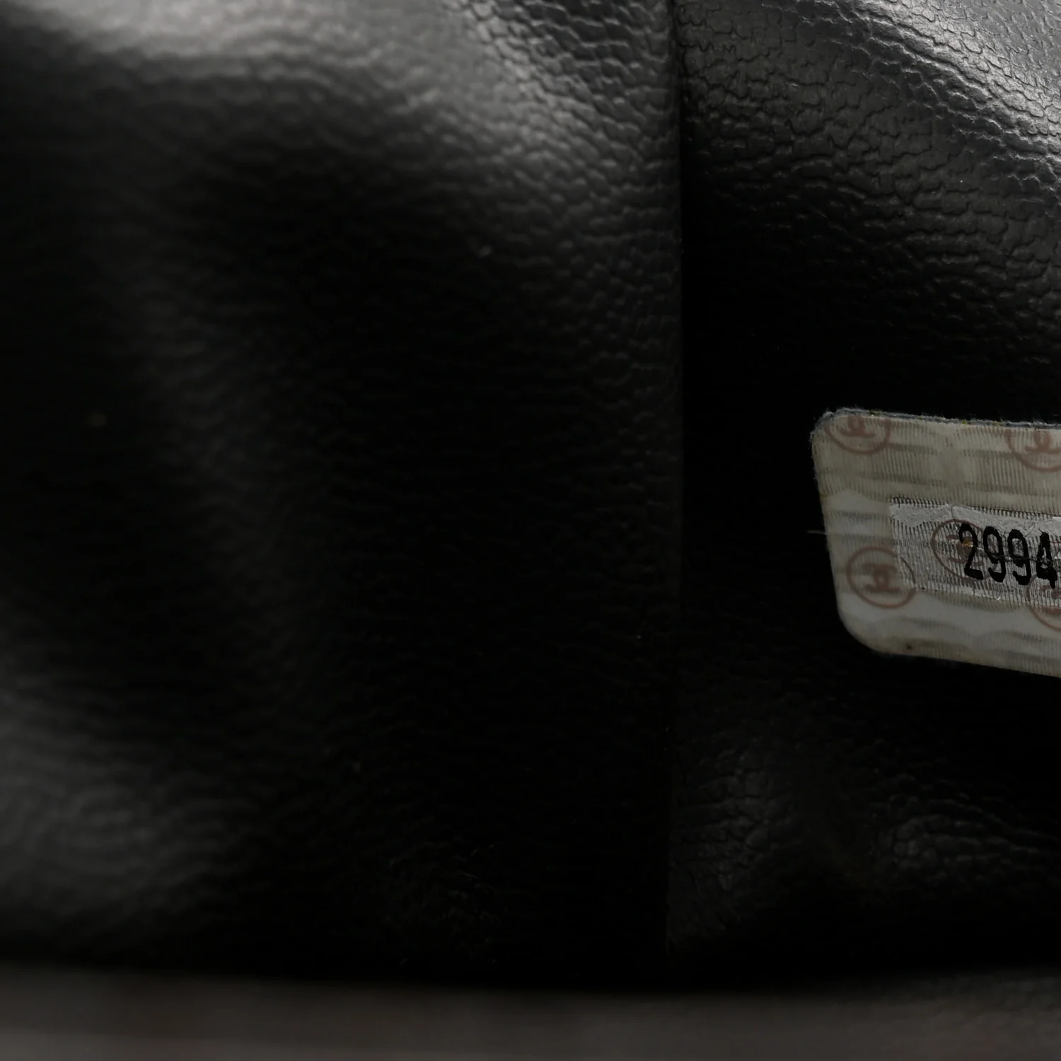 Lambskin CC Flap Shopping Tote Black