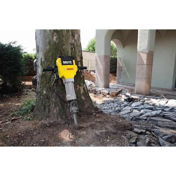 Brute 15 Amp 1-1/8 in. Corded Concrete Portable Electric Hex Breaker Hammer Kit with Cart and 2 Chisels - Image 10