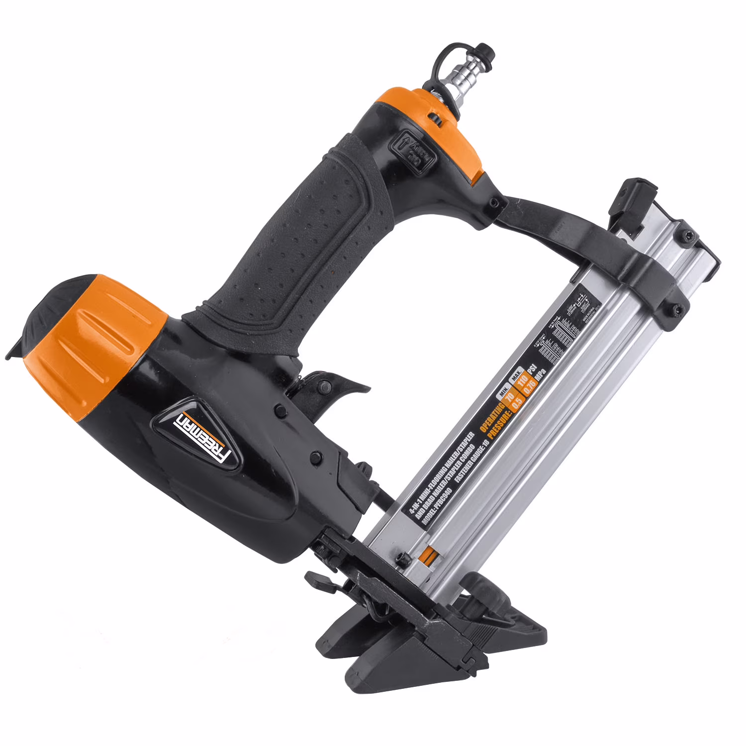 Freeman PFBC940 Pneumatic 4-in-1 18-Gauge 1-5/8 Mini Flooring Nailer / Stapler