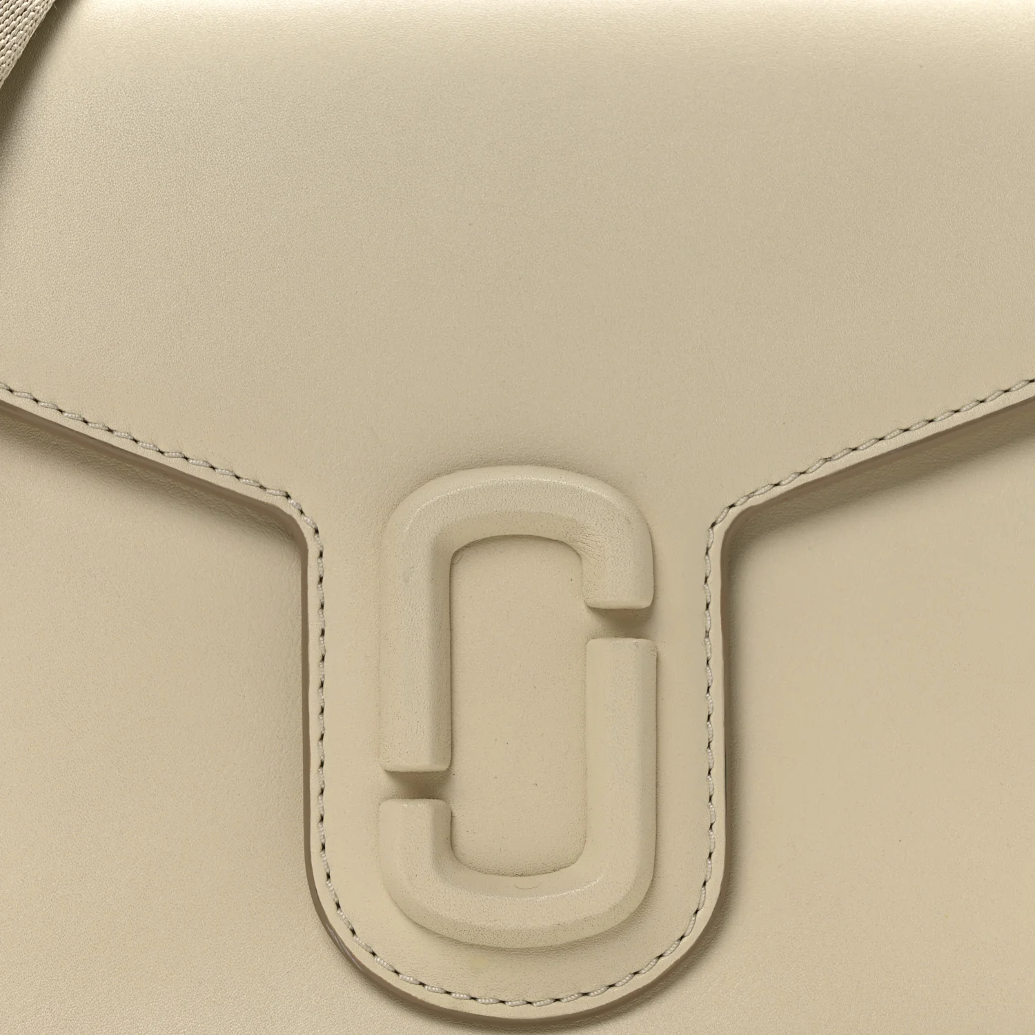 Calfskin Large The Covered J Marc Saddle Bag Cloud White
