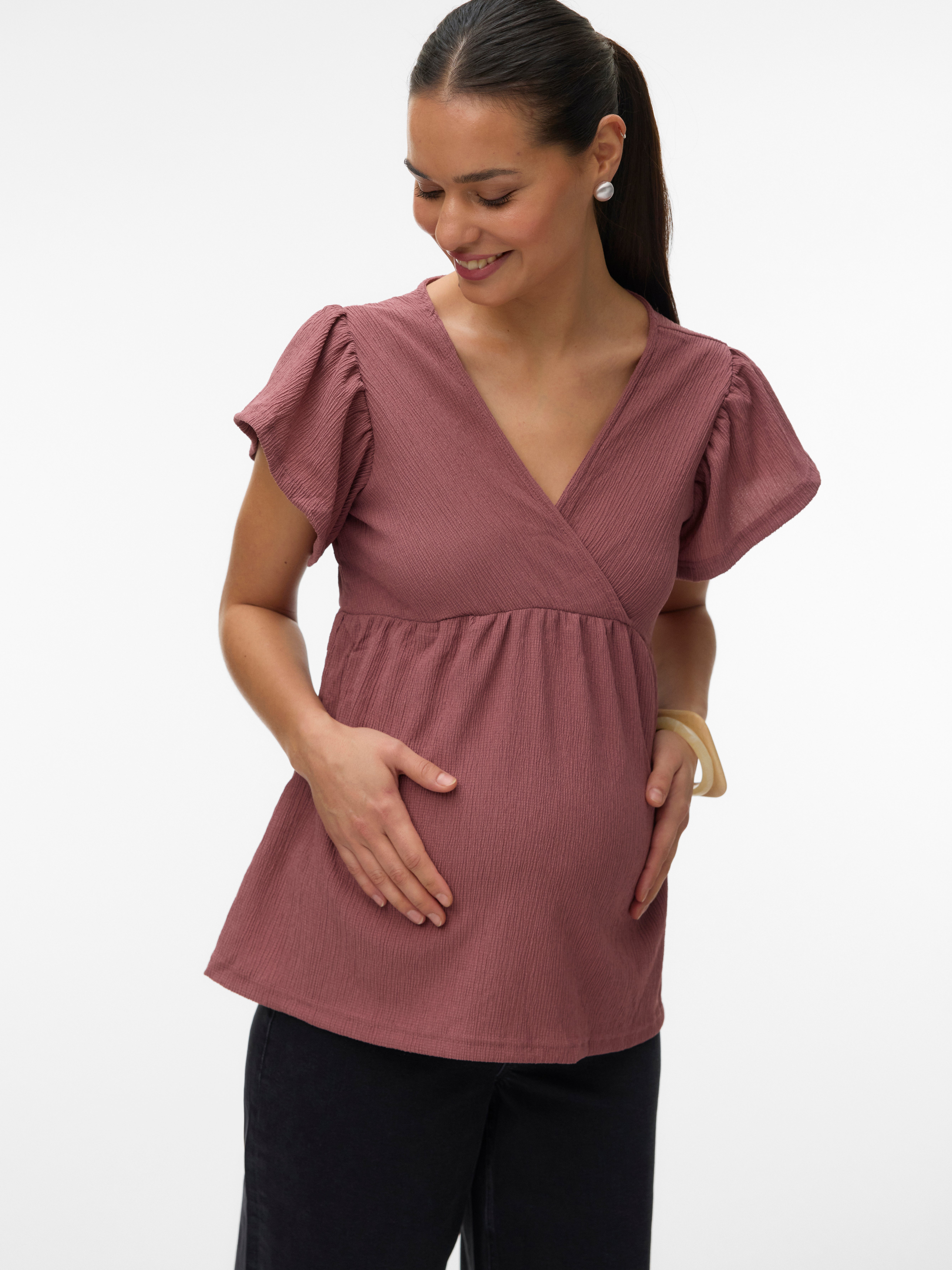 VERO MODA® Regular Fit V-Neck Top