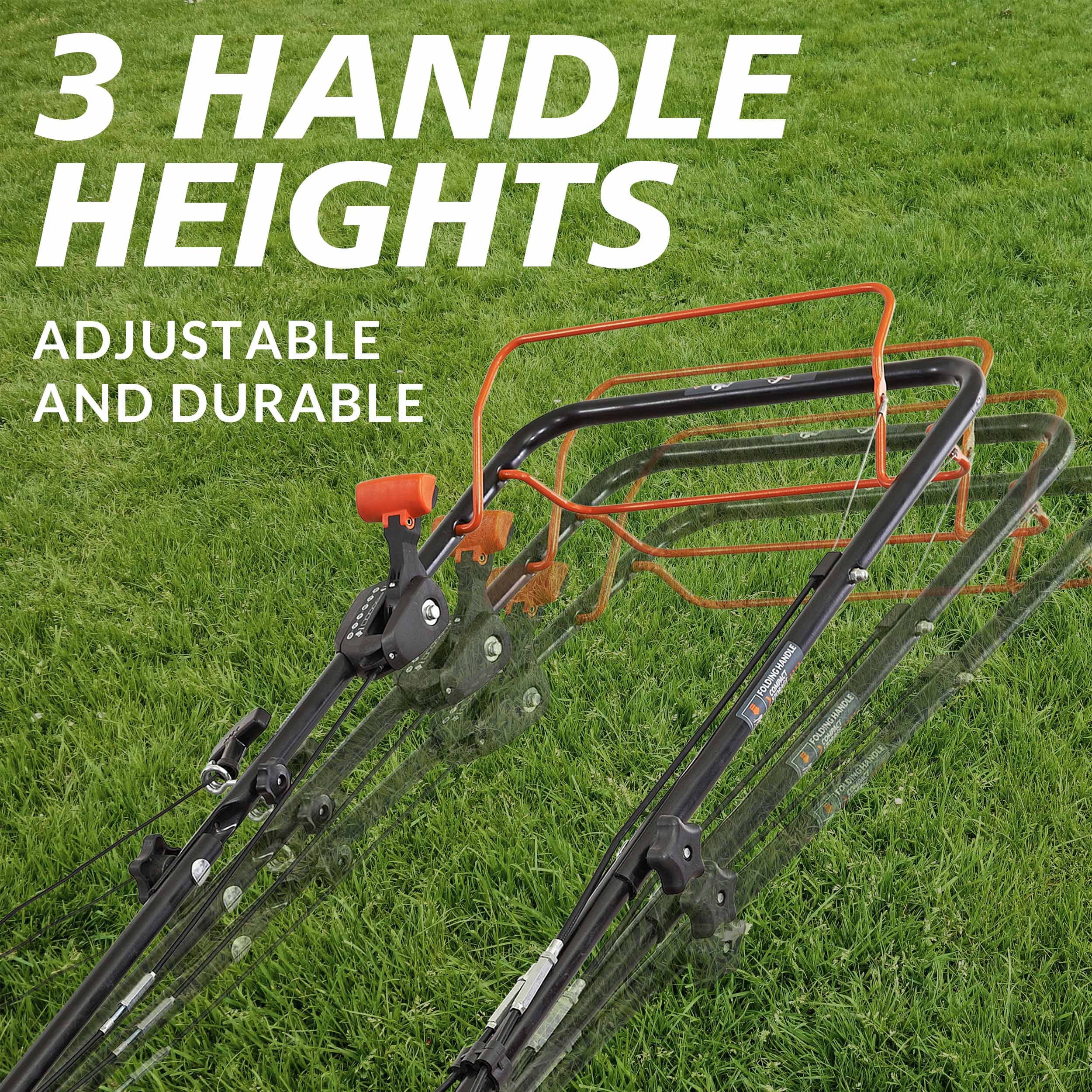 22" Self Propelled Lawn Mower with Seven Cutting Heights - Image 7