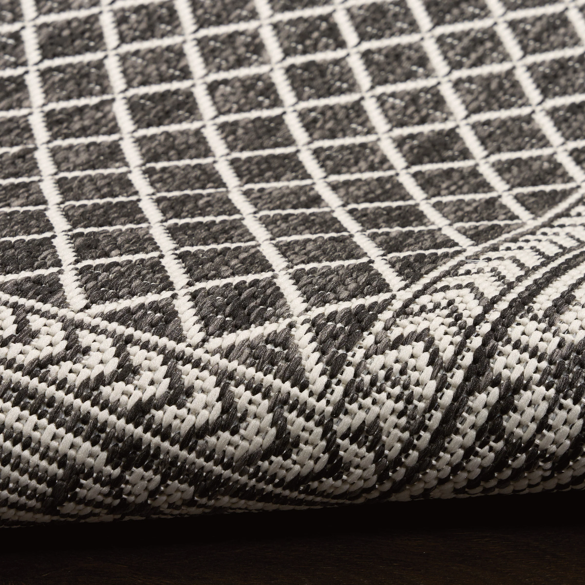 Nourison Garden Spring Indoor/Outdoor Rug Collection, Meadow Black