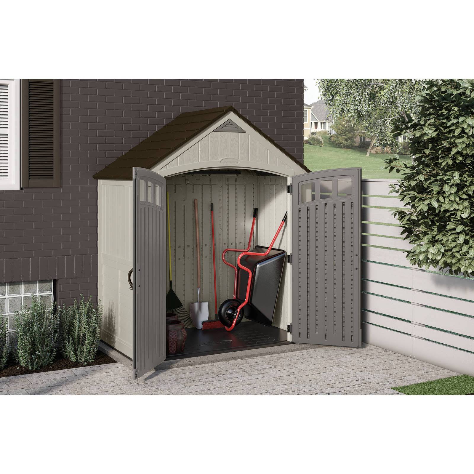 Abri de jardin Covington de 2,13 m x 1,22 m