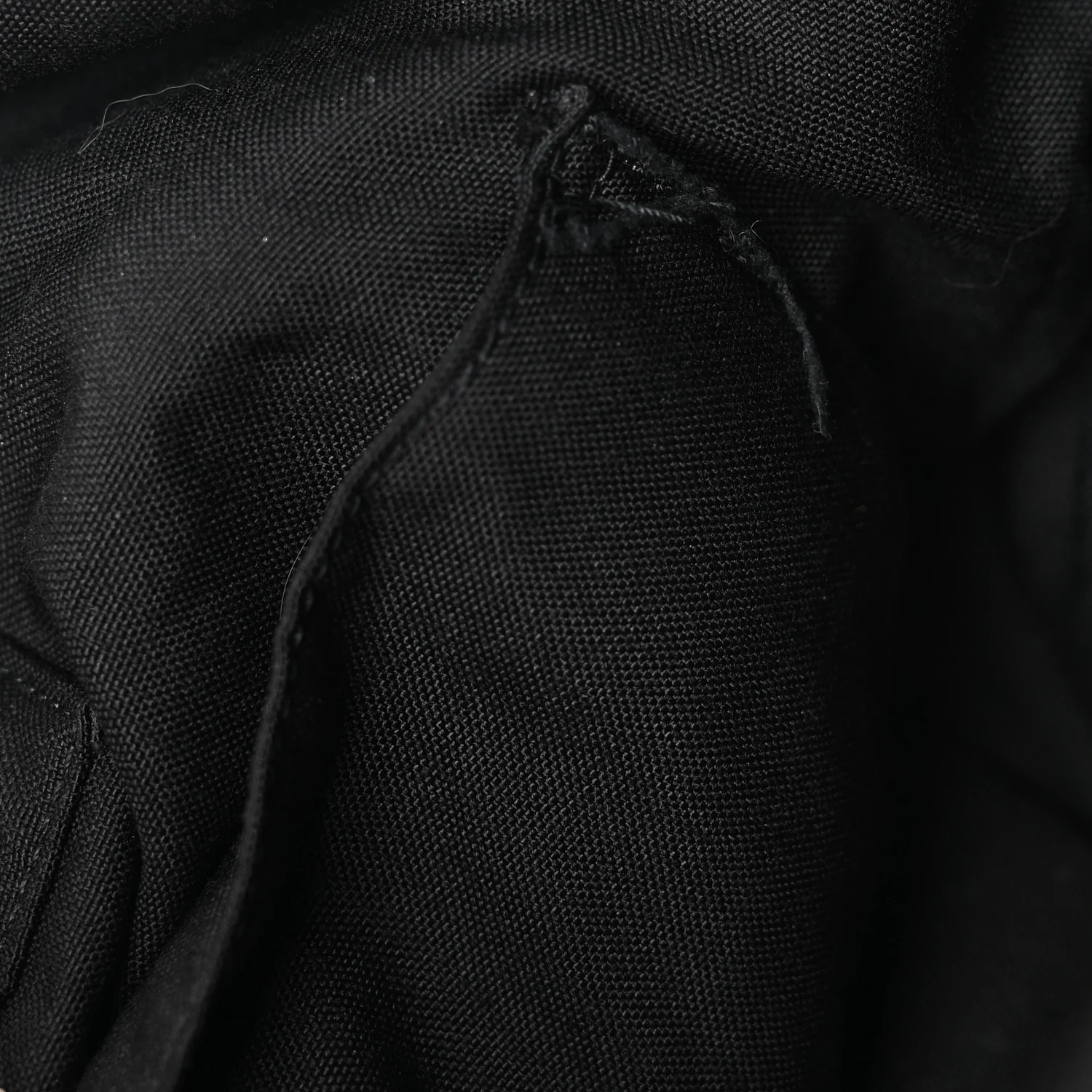 Canvas Signature Embroidered City Backpack Black