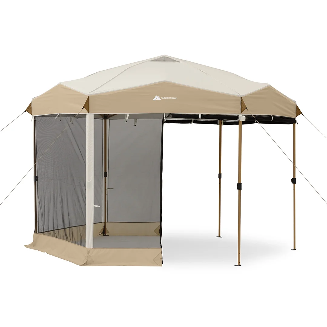 12' x 10' Glamping Hexagon Lighted Canopy - Image 5