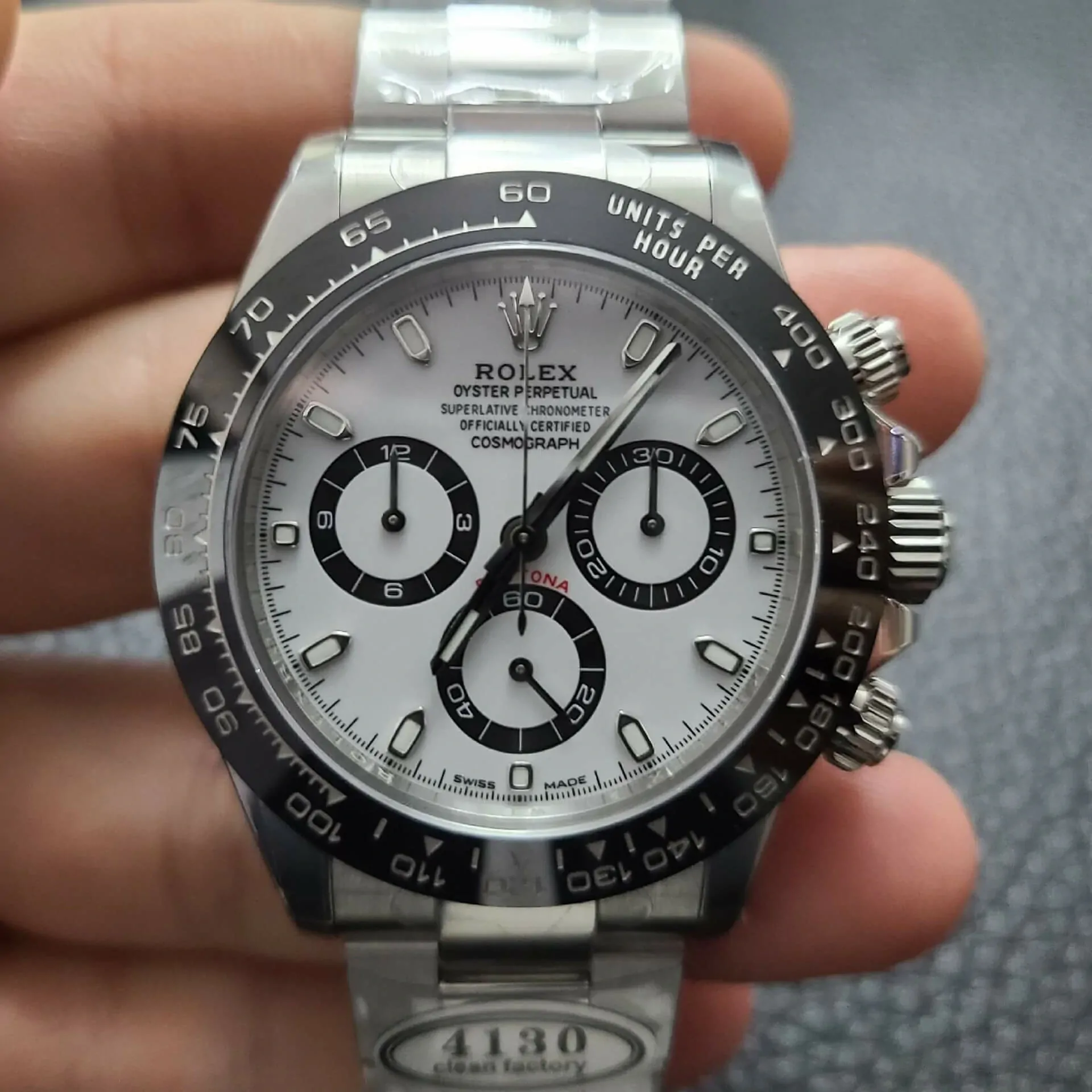 Rolex Cosmograph Daytona M116500LN-0001 Clean Factory V3 White Dial