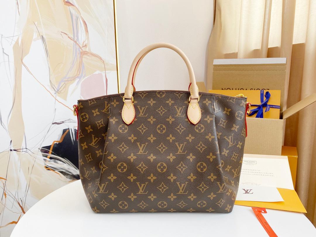 Louis Turenne MM Monogram Canvas For Women, Women??s Handbags, Shoulder Bags 15in/38cm LV M48814