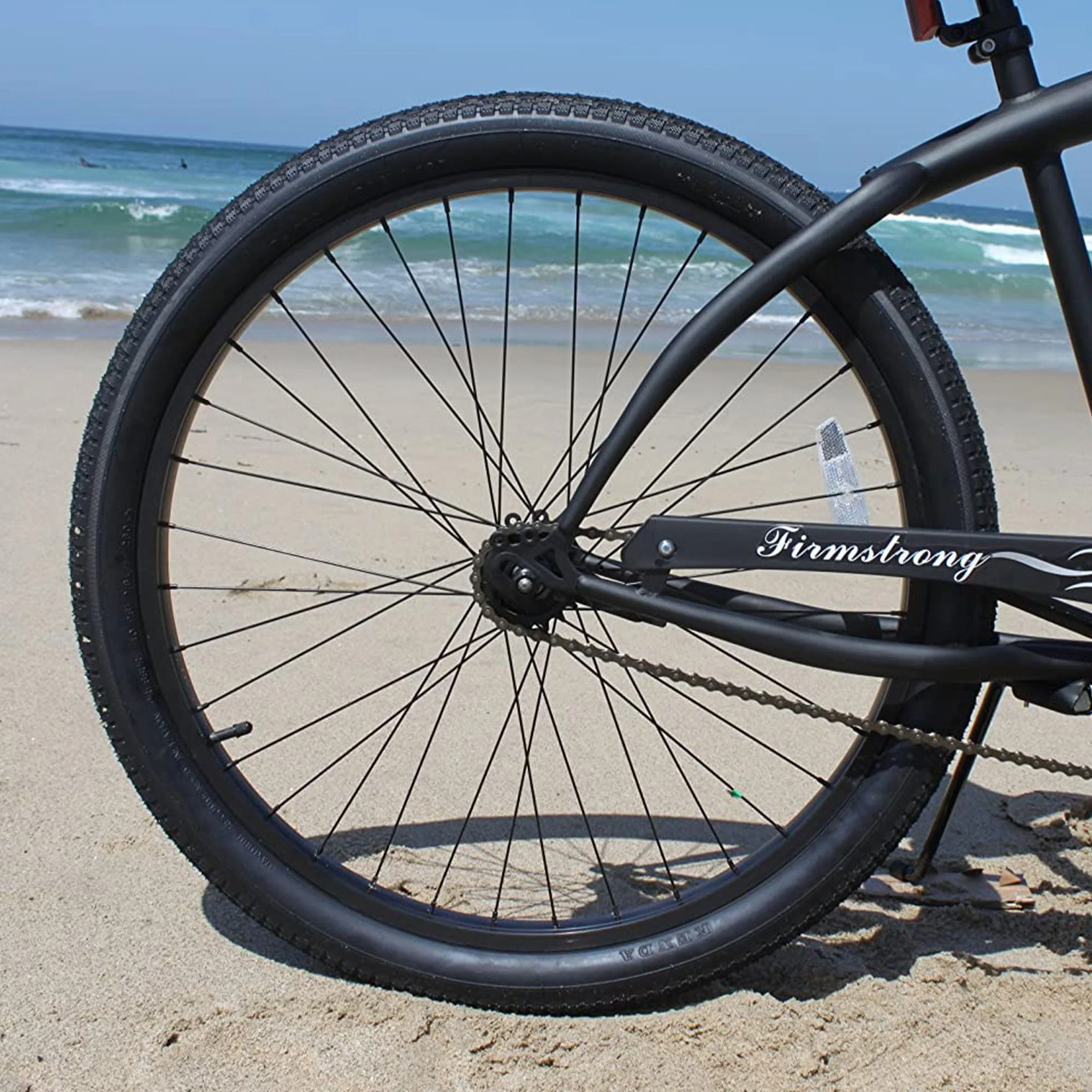 Firmstrong Bruiser Single Speed Men'S 26 in Beach Cruiser Bike, Black