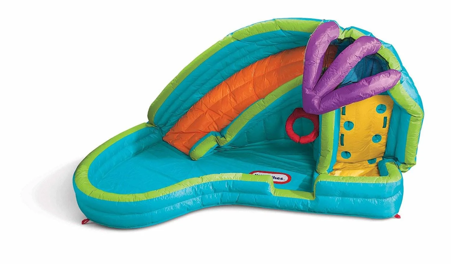 Slam 'n Curve Slide Infaltable Outdoors Kiddie Pool | 632914C - Image 3