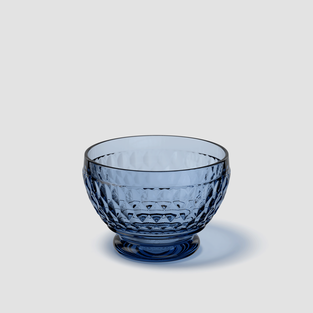 Boston Appetizer/ Dessert Bowl - Blue, 8.5 oz, crystal glass