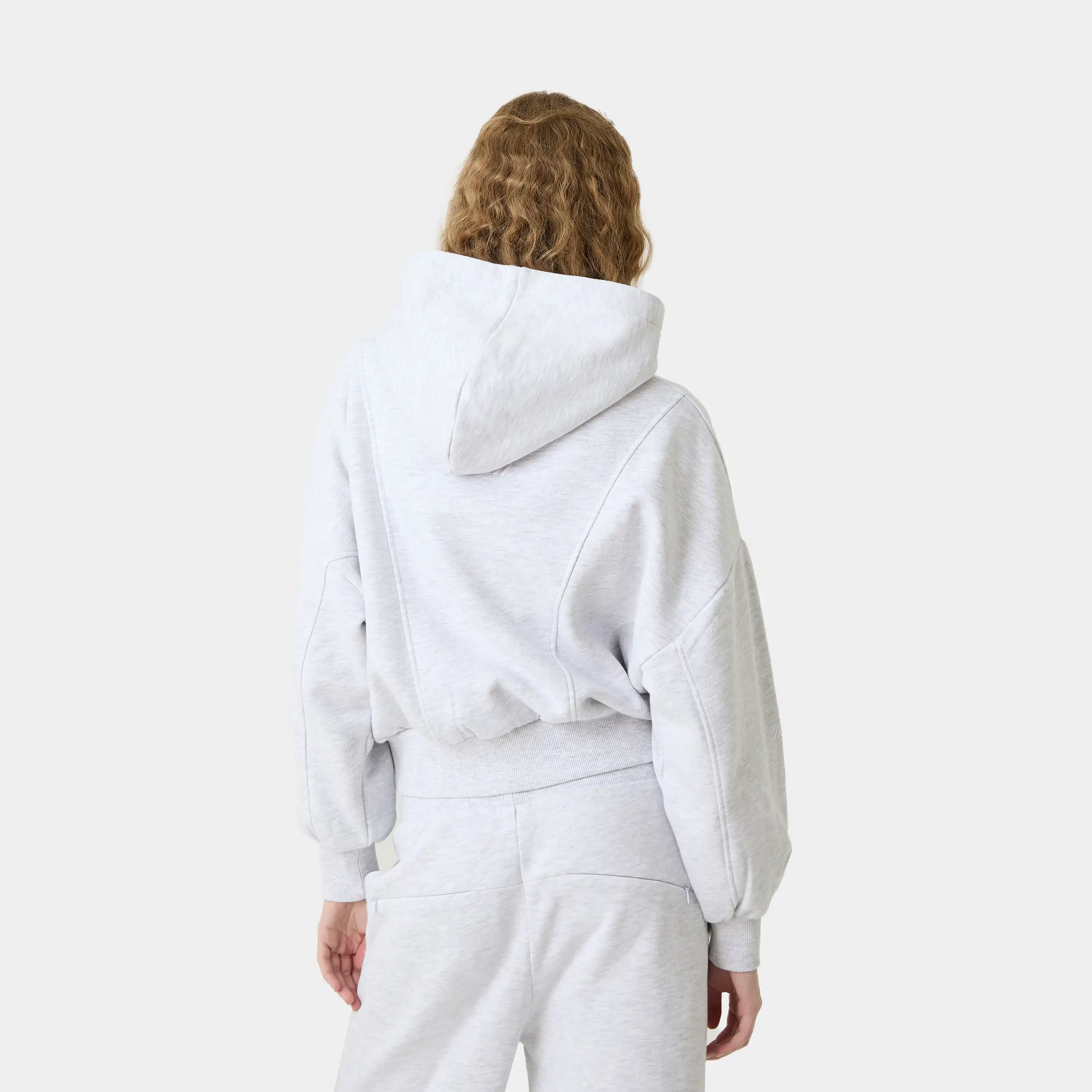 Cinam Heather Grey Oversized Hoodie