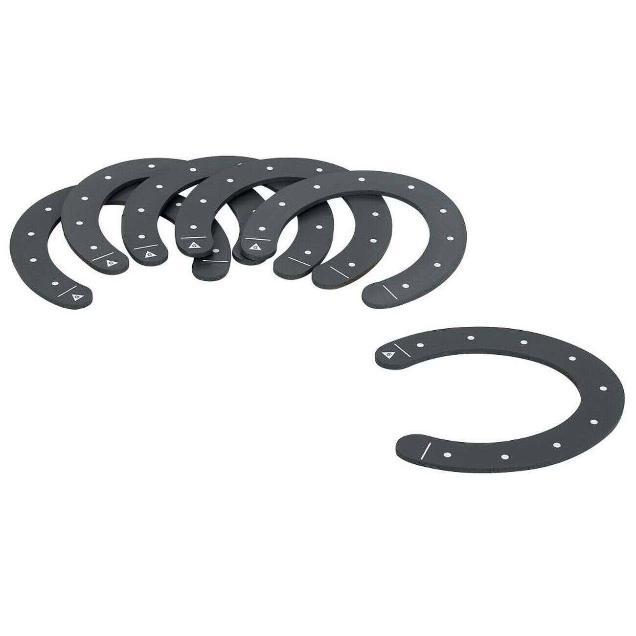 Lancer fer à cheval en bois 9 pièces