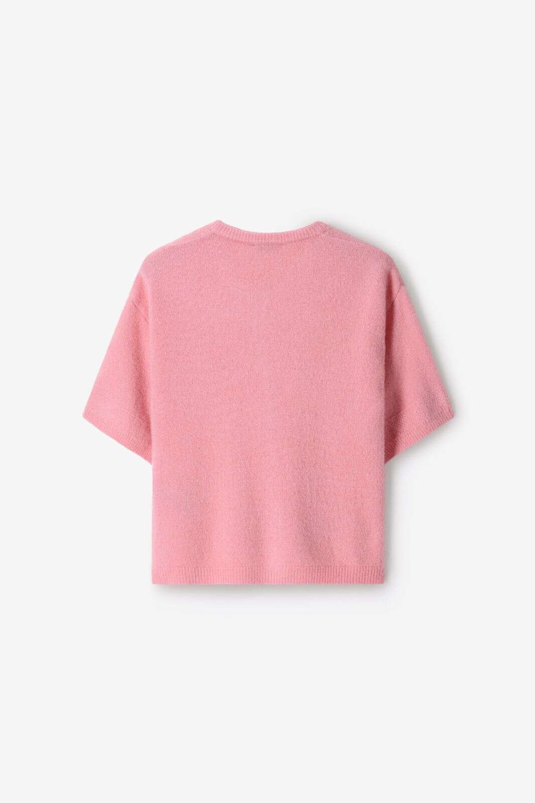 Lichtroze gebreid vest