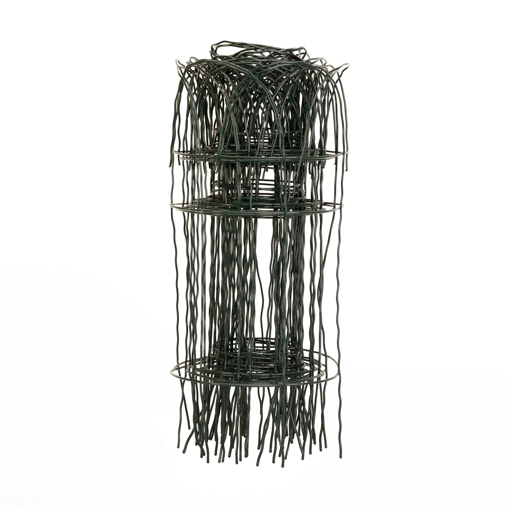 Panacea 89309-6 Set of 6 Green Wire Garden Edging Fence Roll, 14 x 20' Long, Border Edging