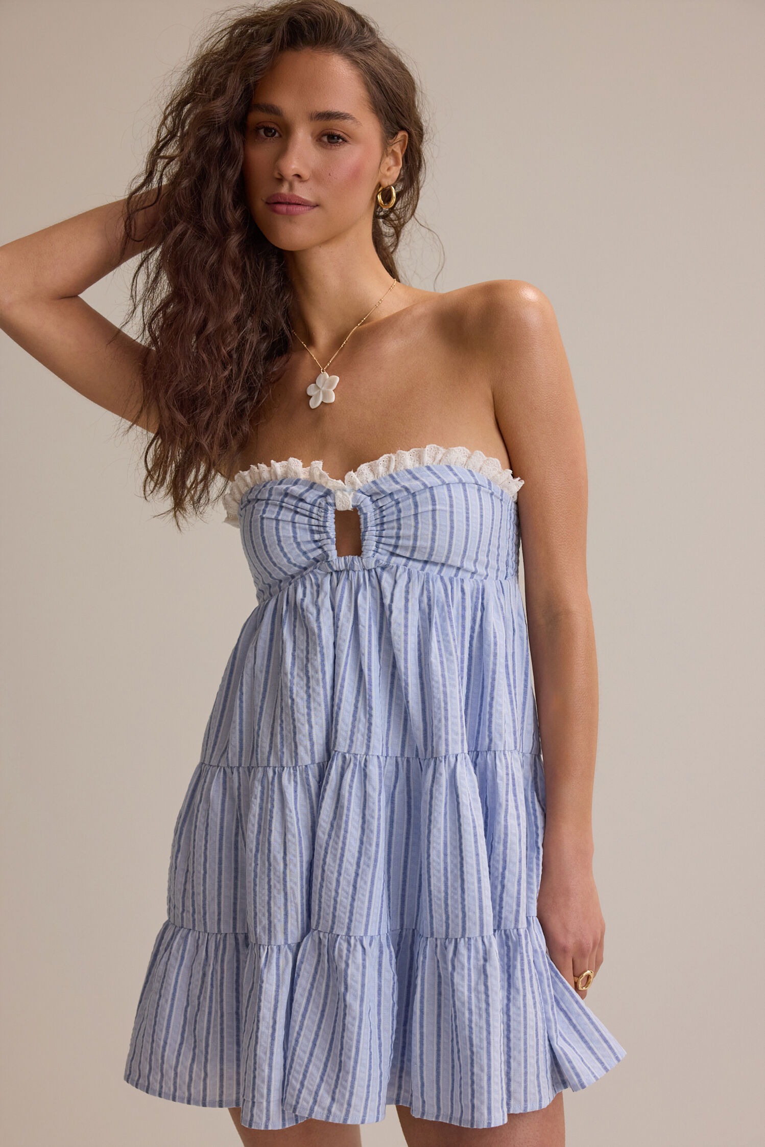 Drew Stripe Mini Dress