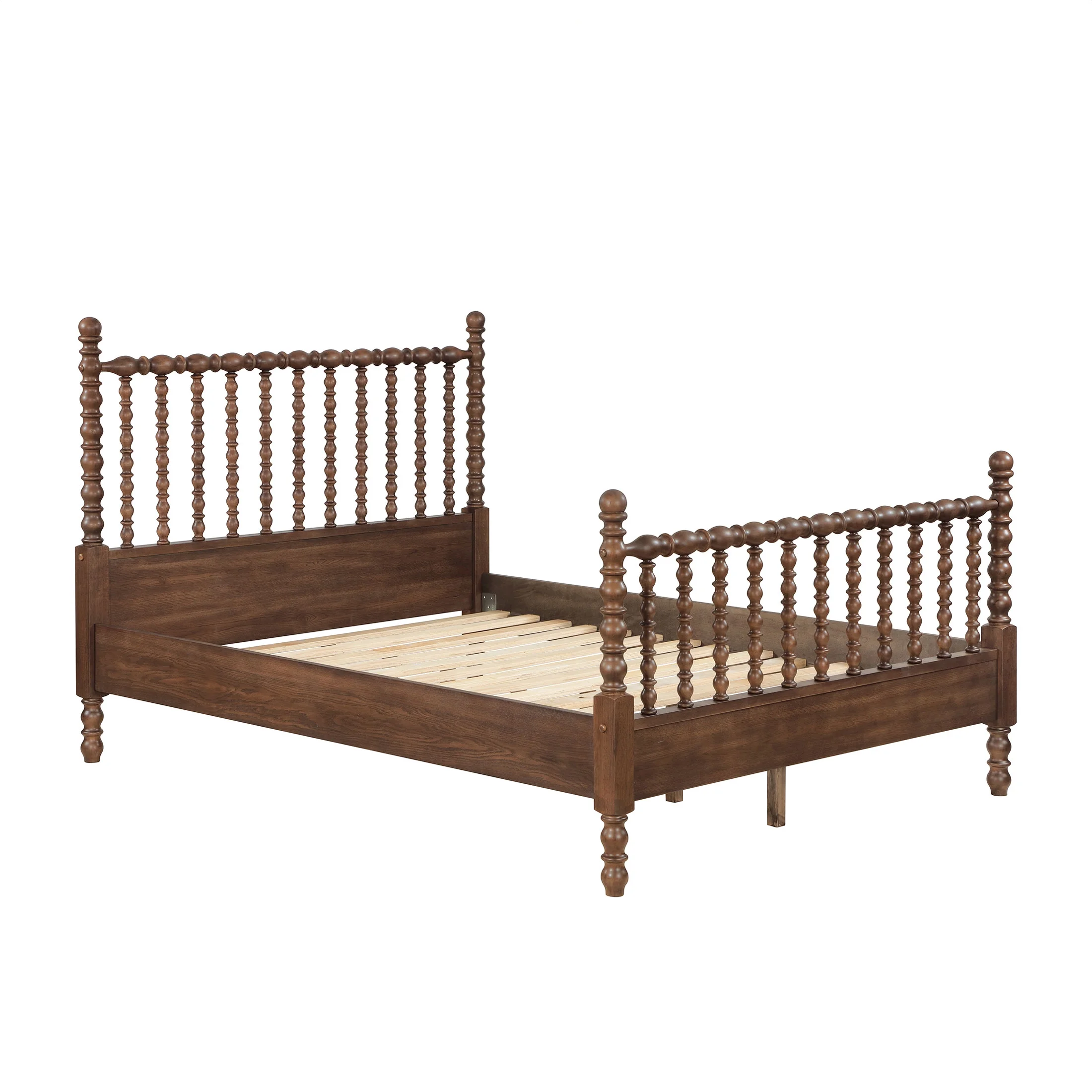 Pioneer Woman Harper Queen - Size Spindle Bed, Homestead Brown