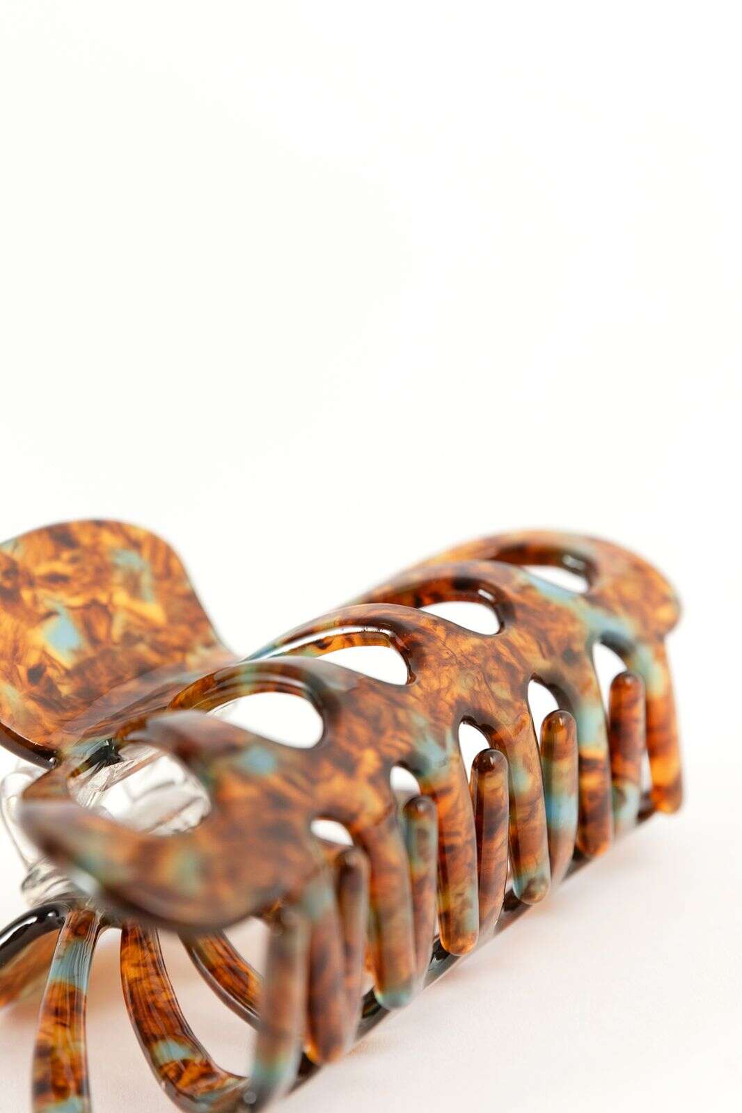 Multicolor ovale haarklem