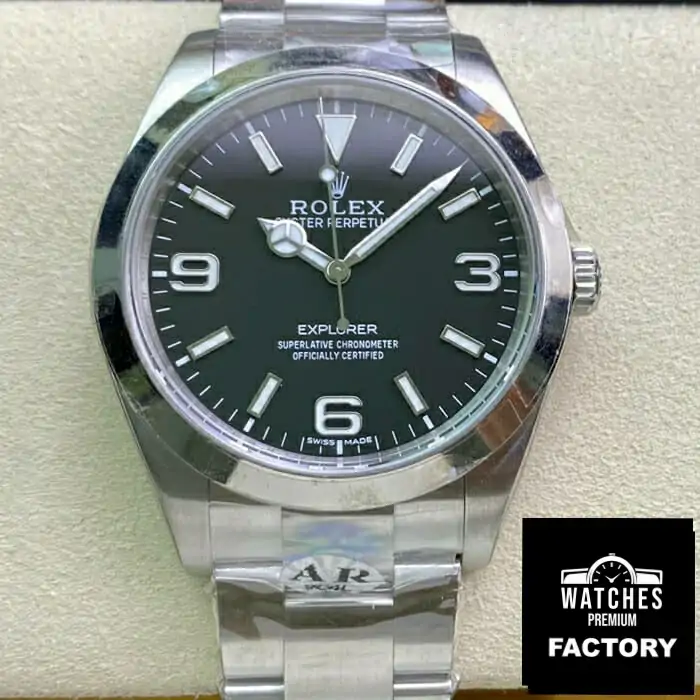 Rolex Explorer M214270-0003 39MM AR Factory Stainless Steel Strap
