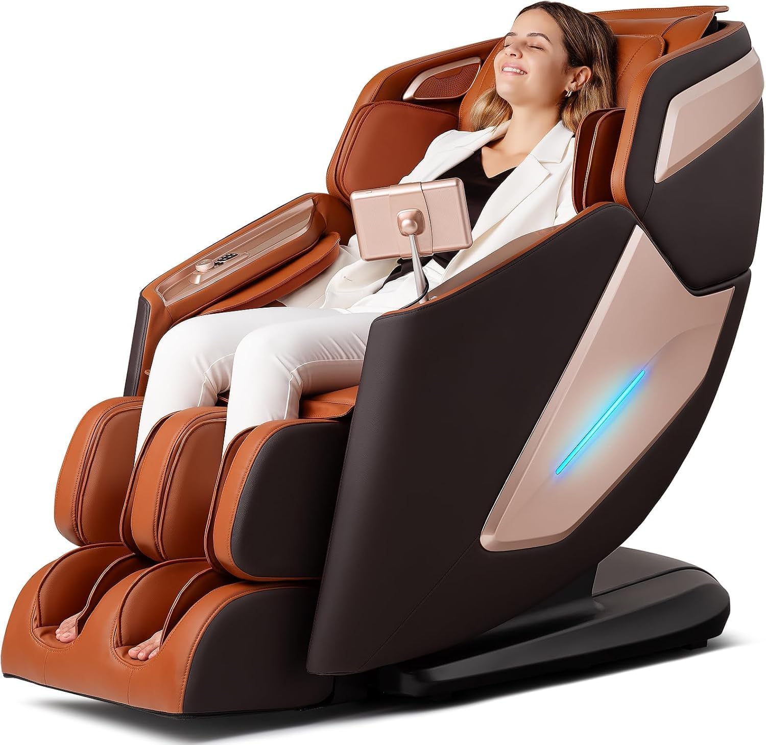 4D Massage Chair  Full Body Massage Chair  Zero Gravity Recliner w/ Intelligent Voice Control  53.14