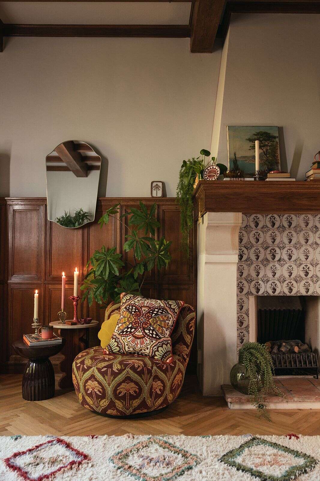 Gouden boho spiegel small