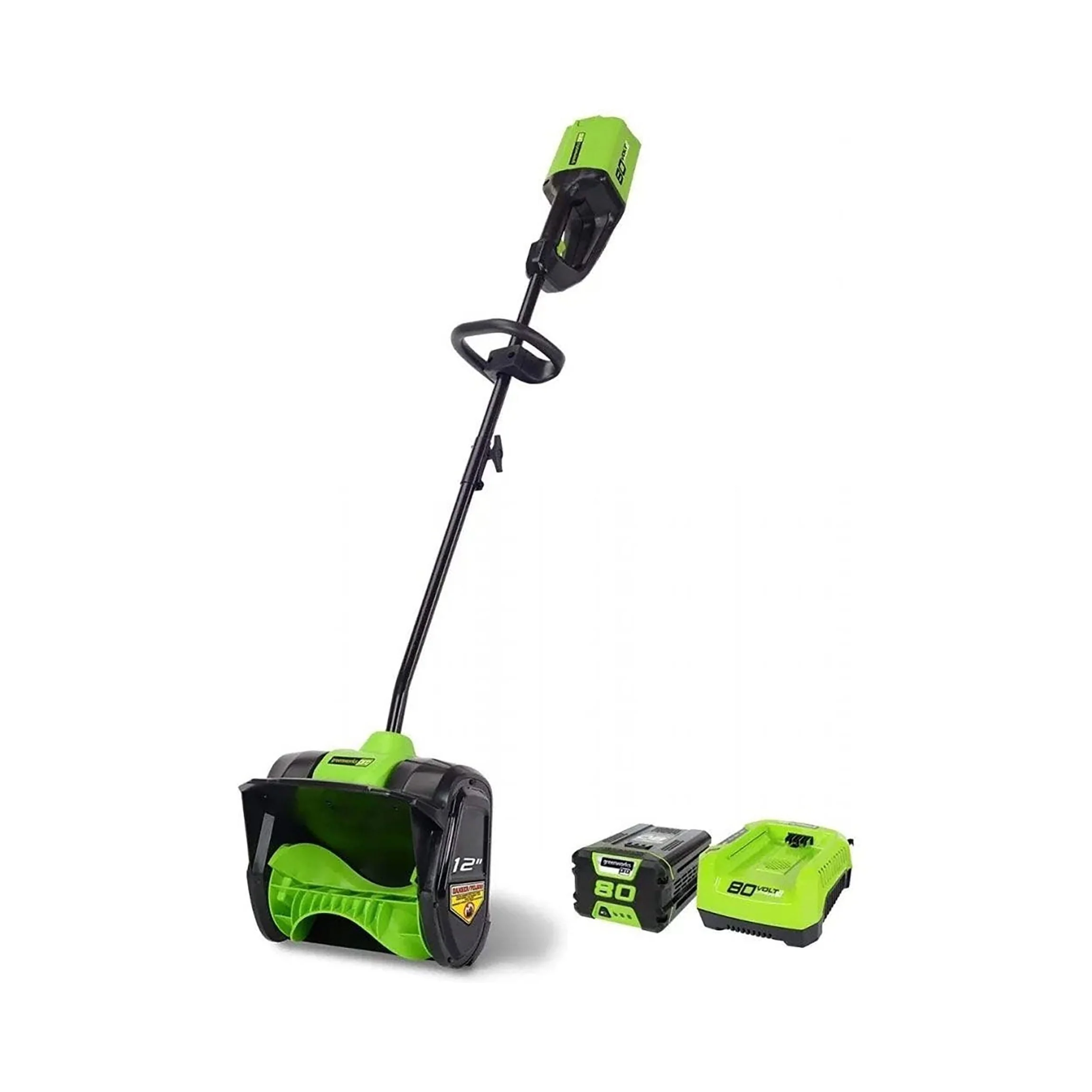 PRO 12" 80V Cordless Brushless Snow Shovel, 2 0 Ah Battery Included, 2600602