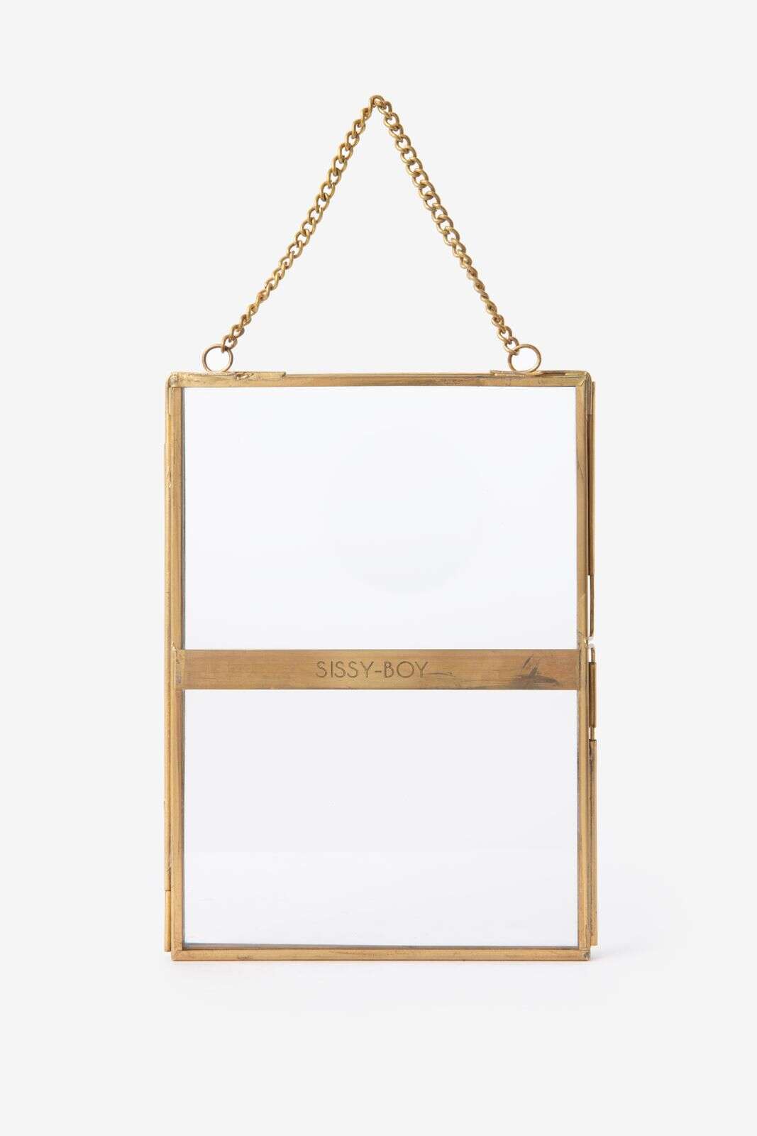 Fotolijst dubbelglas met ketting (18x12.5 cm)