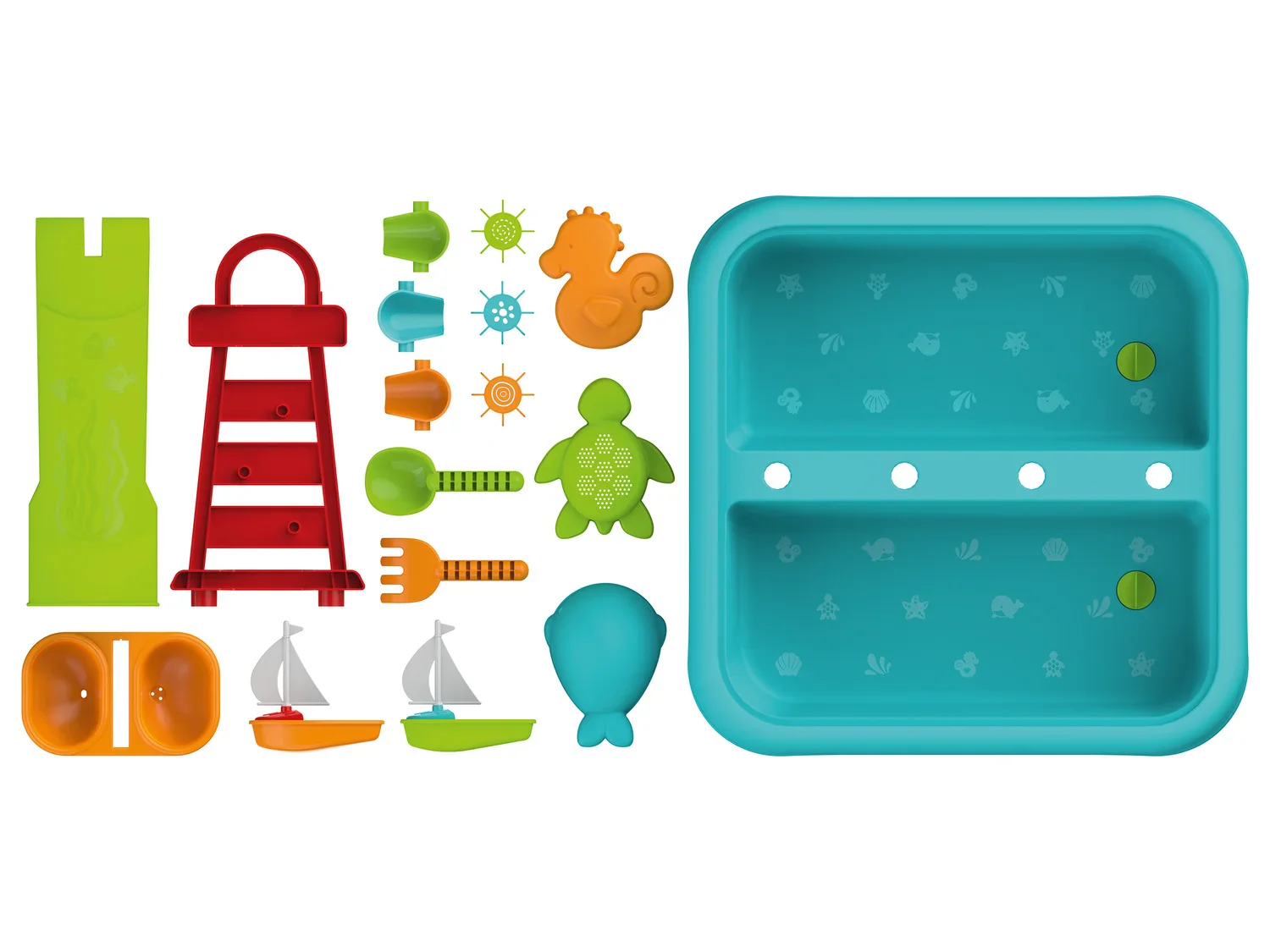 Playtive Table de jeu de sable et d'eau
