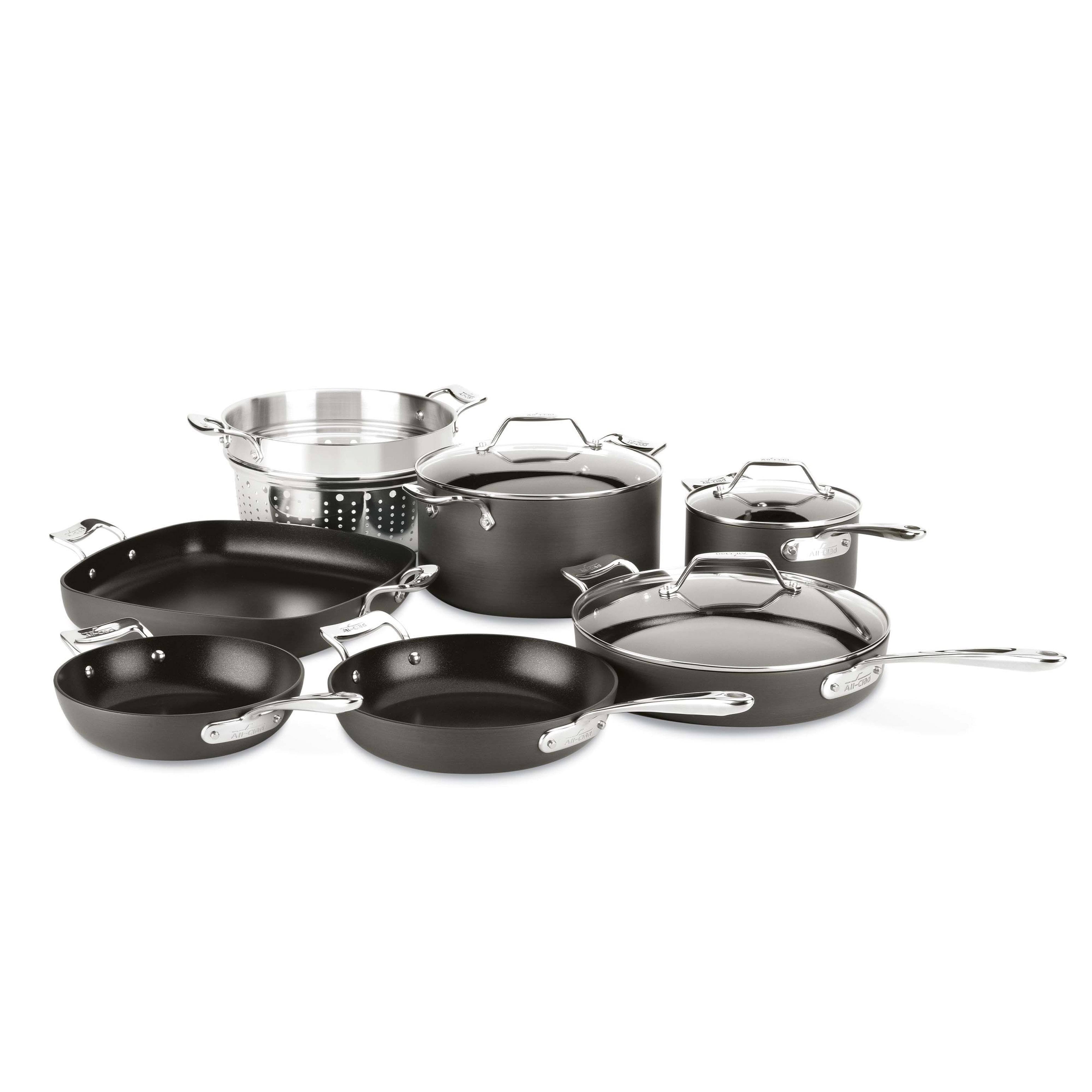 All Clad | Essentials Nonstick Cookware Set, 10-Piece