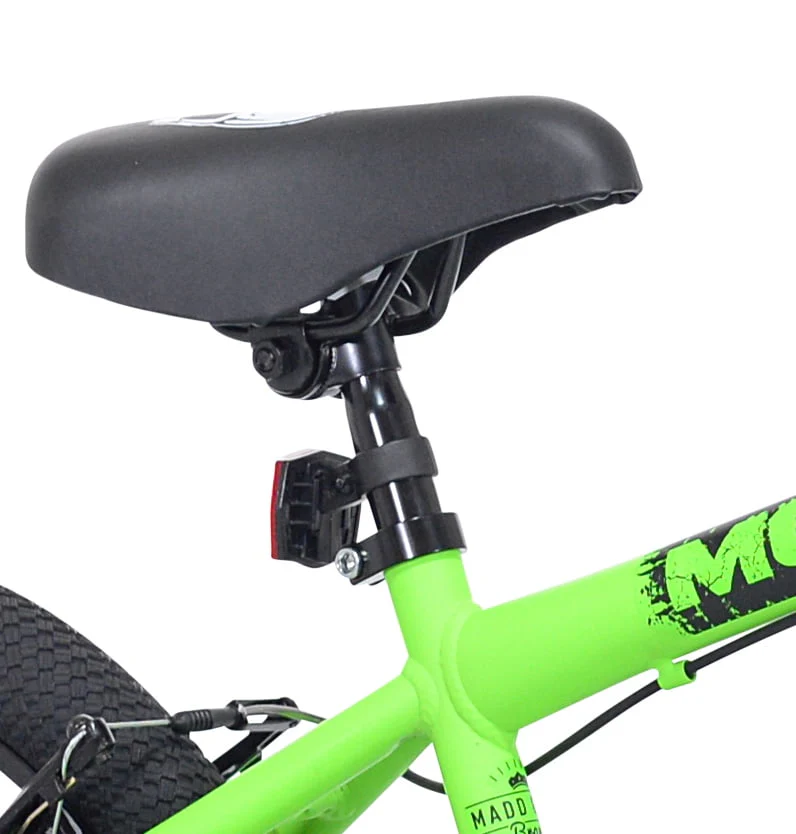 Madd Gear 20 inch Boy's Freestyle BMX Bicycle, Green Image 4