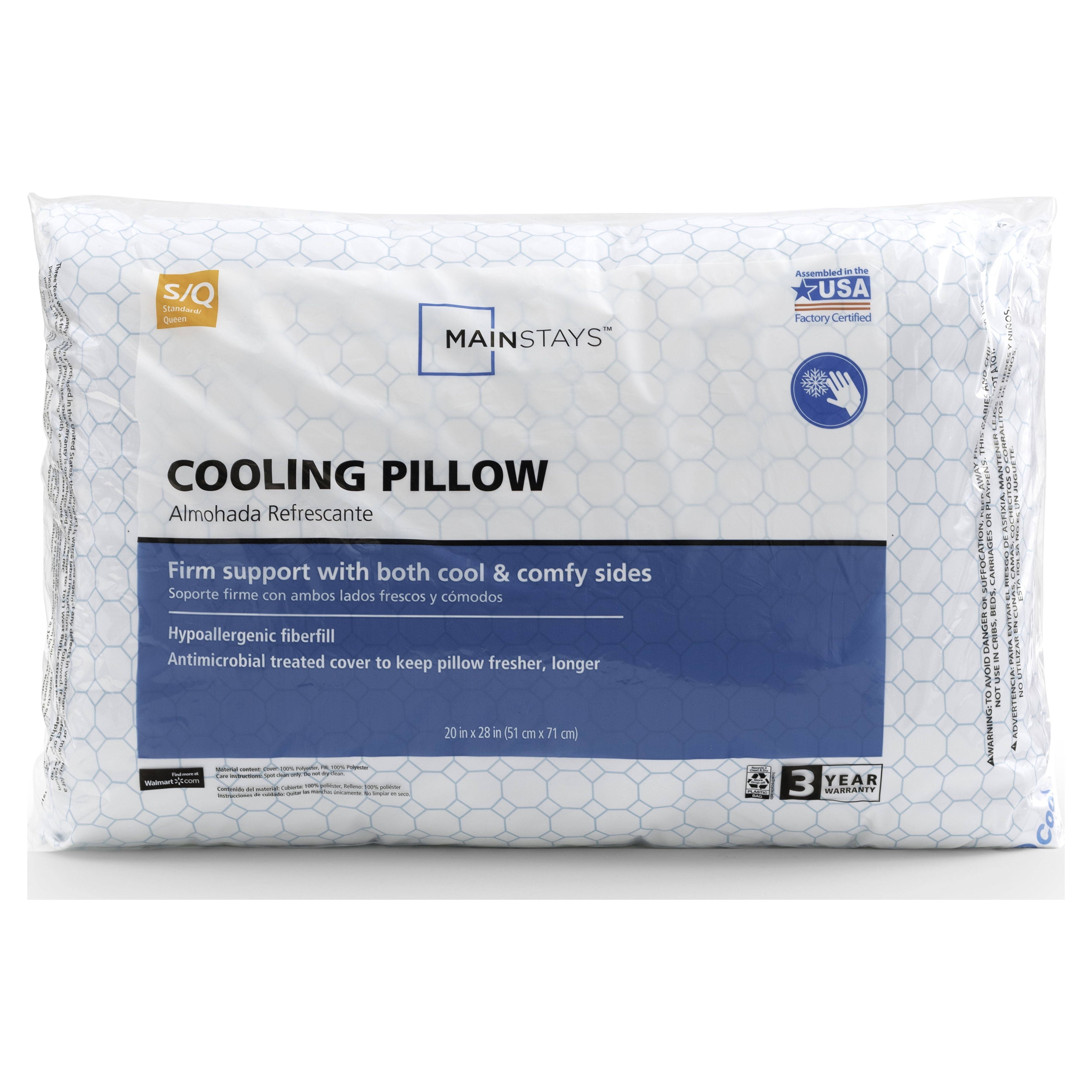 Mainstays Cooling Bed Pillow, Standard/Queen, Size: StandardQueen