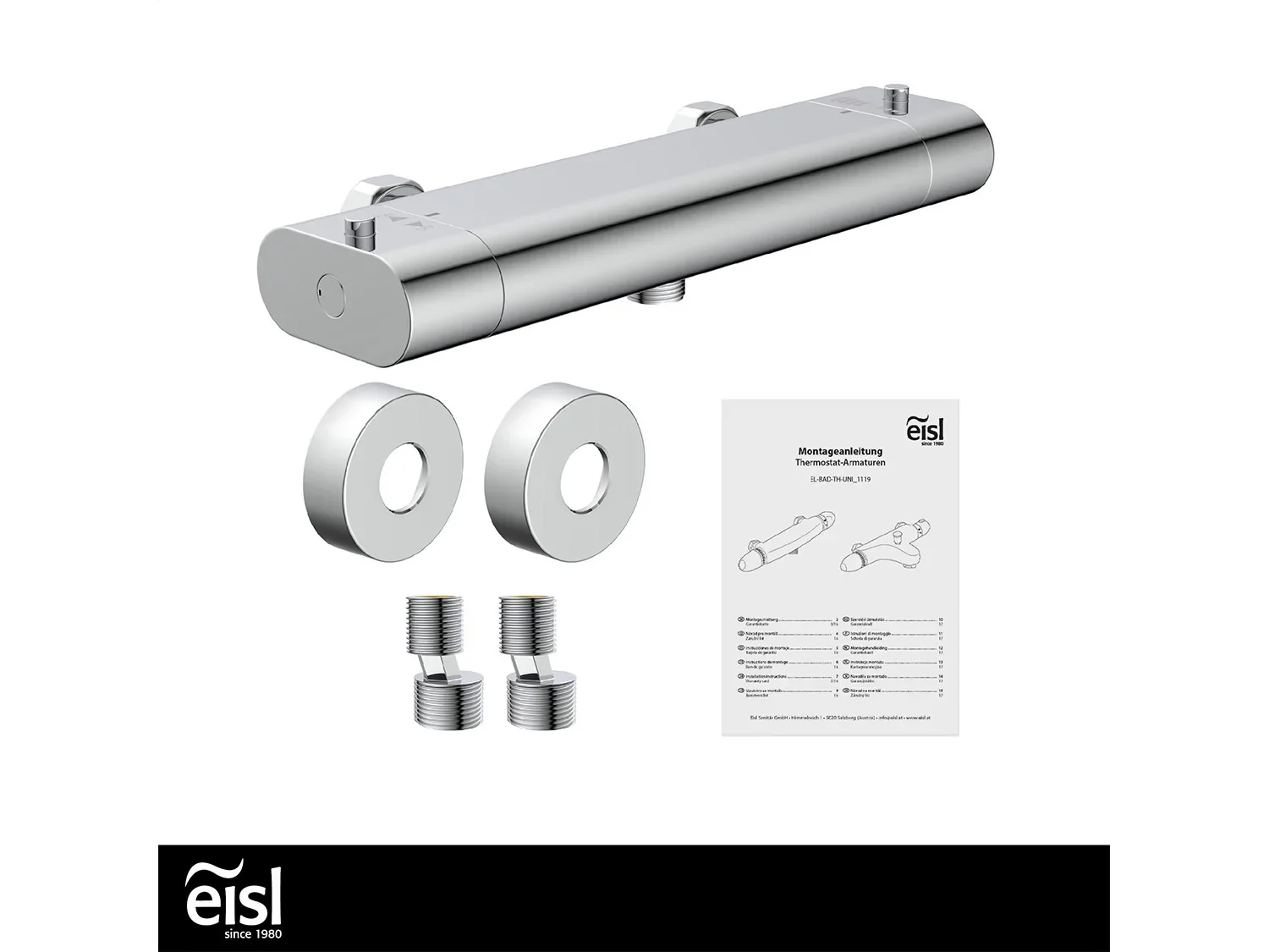 Eisl Mitigeur de salle de bain CARNEO, avec thermostat