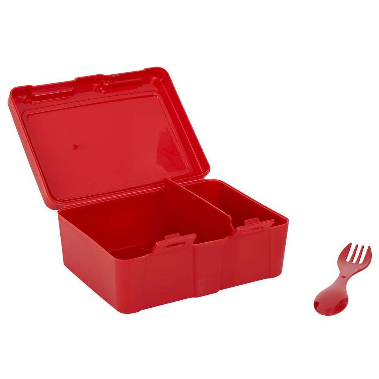 Lunch box à 2 compartiments - Boîte alimentaire en plastique rose 1L