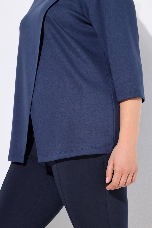 Asymmetric Modal Blend Sweatshirt