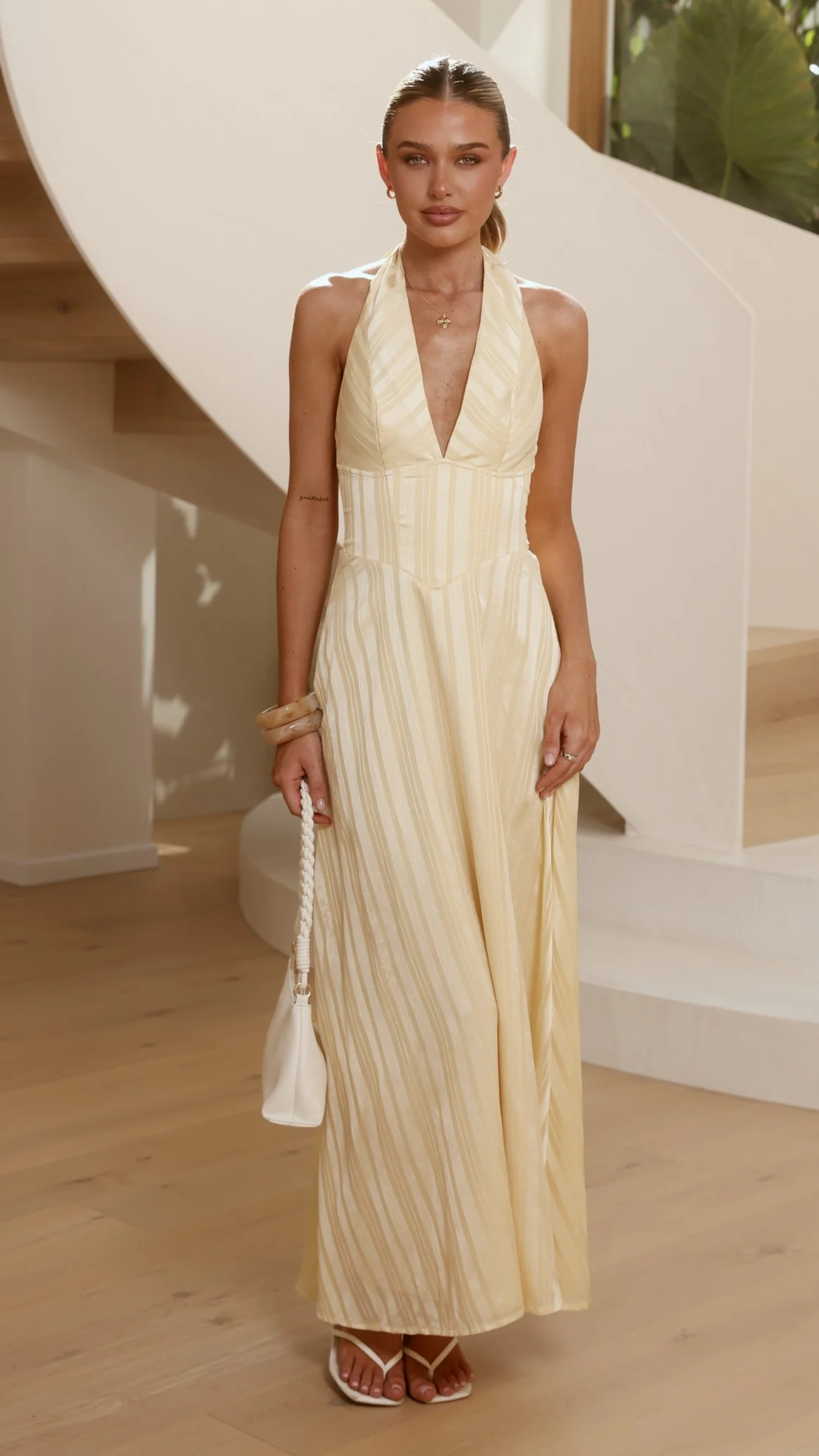 Lina Maxi Dress - Yellow