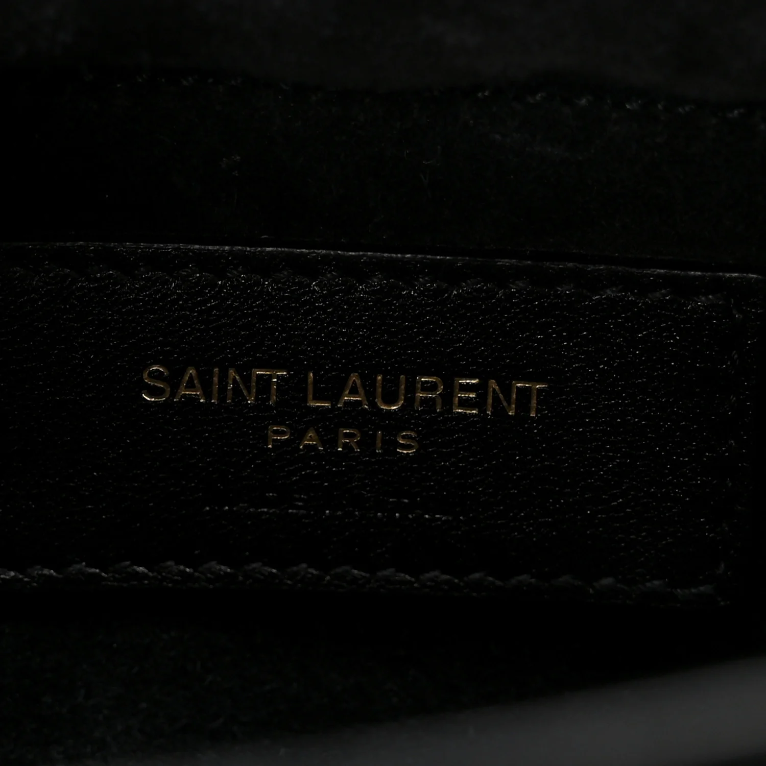 Calfskin Crocodile Embossed Large Monogram Sunset Black