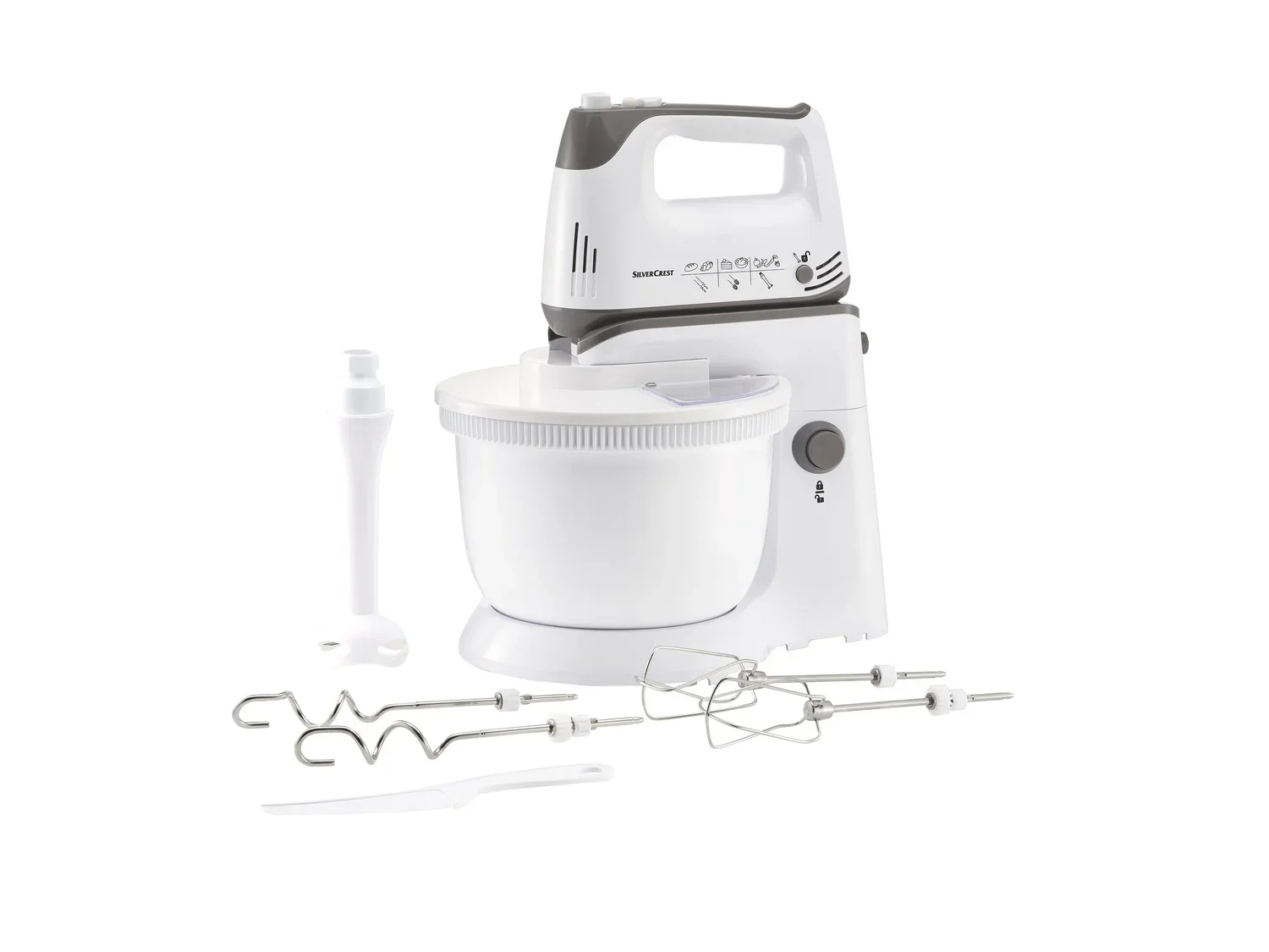 SILVERCREST KITCHEN TOOLS Batteur avec accessoires SHMS 300 D2, 300 W