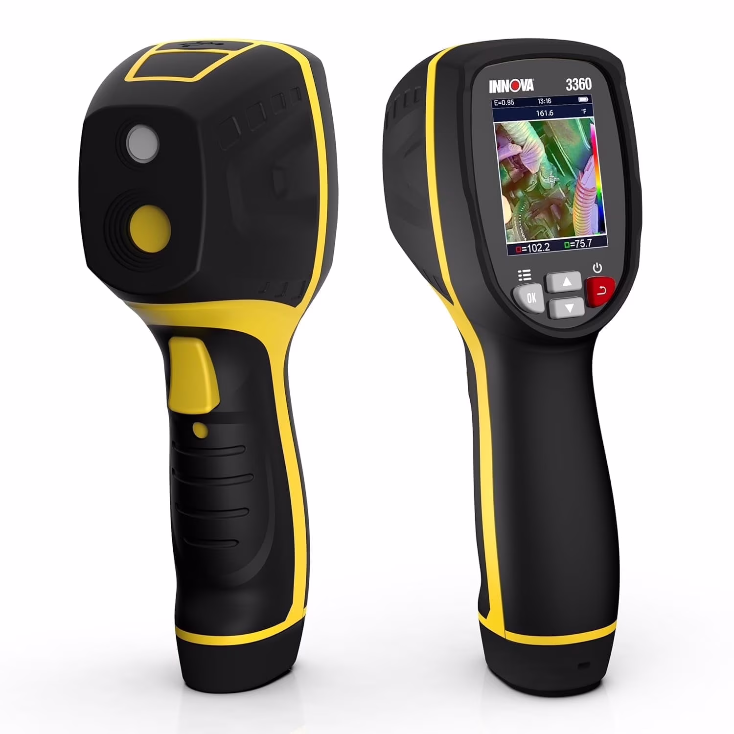 3360 Thermal Camera Infrared Camera with Heat Vision Identify Hot/Cold Spots -4�� ~ 1112��F Easy to Use Thermal Imager