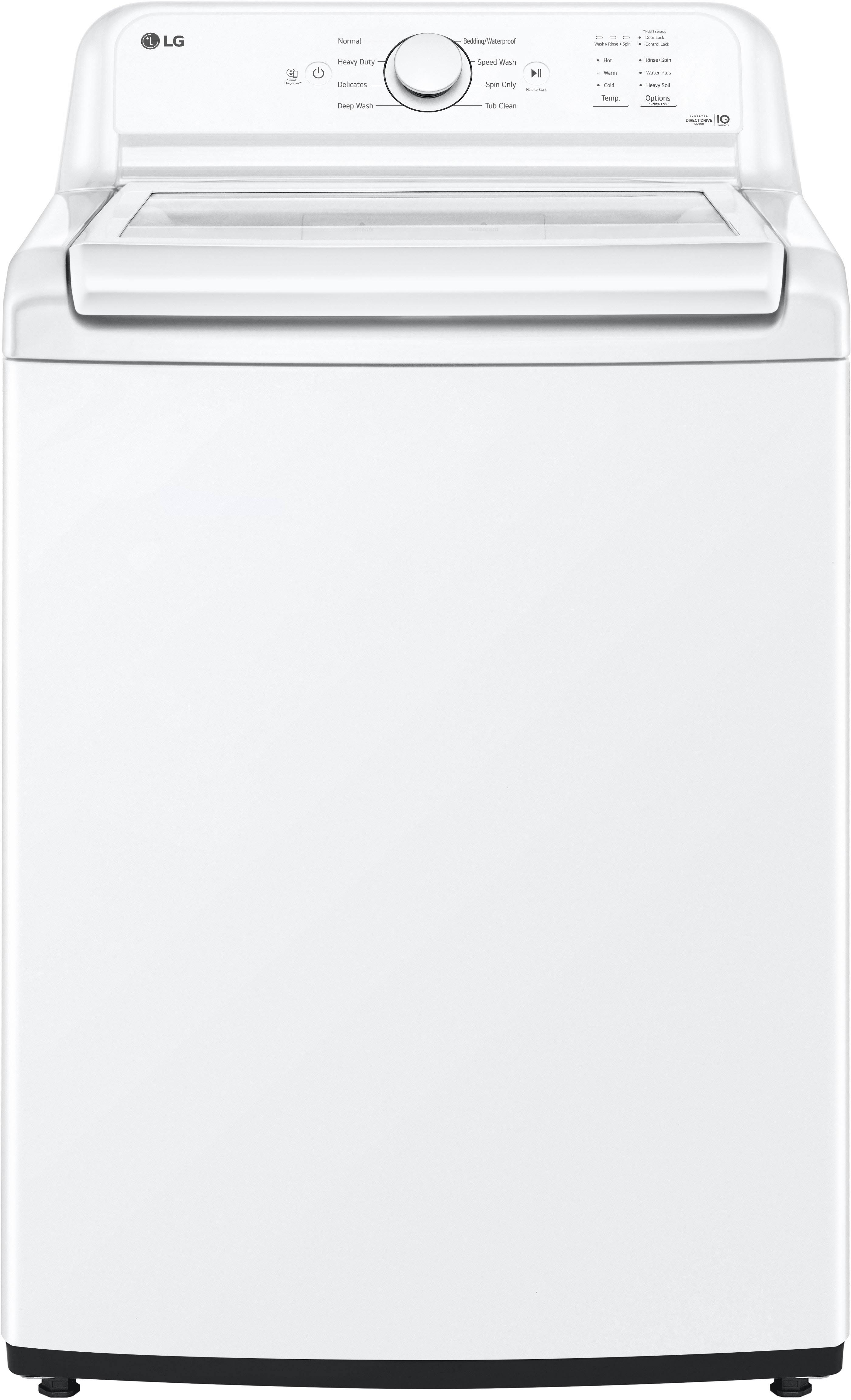 LG 4.3 Cu. ft. White Top Load Washer