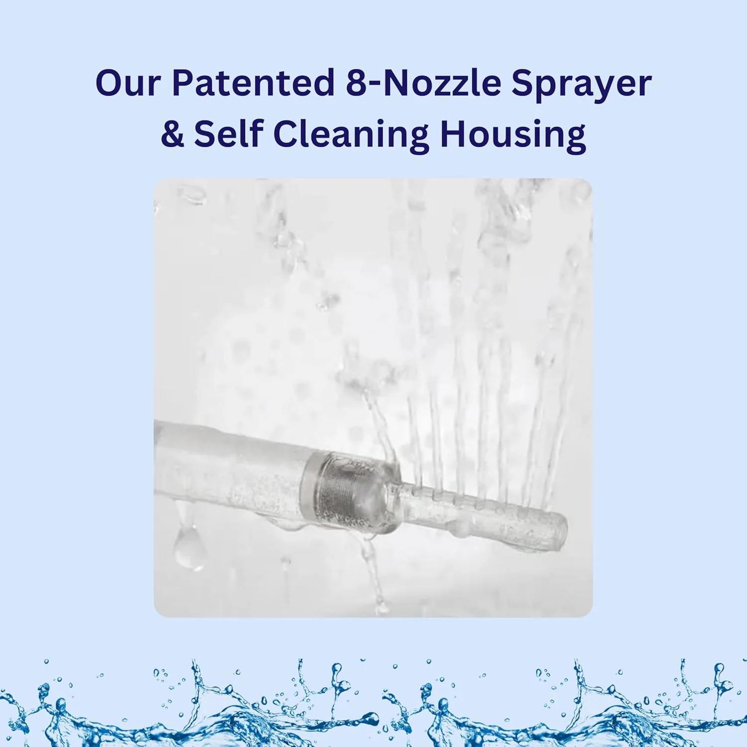 Classic (Universal) Bidet Attachment: Clinically Tested, Improved Hygiene, Self-Cleaning 8-Stream Nozzle, Non-Electric, Adjustable Water Pressure, Easy Install (Universal Classic)