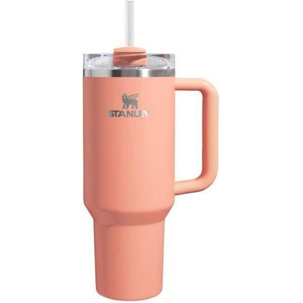 Stanley Dining | Stanley 40 oz Quencher Tumbler Exclusive Melon | Color: Orange | Size: Os | Mbs3274's Closet
