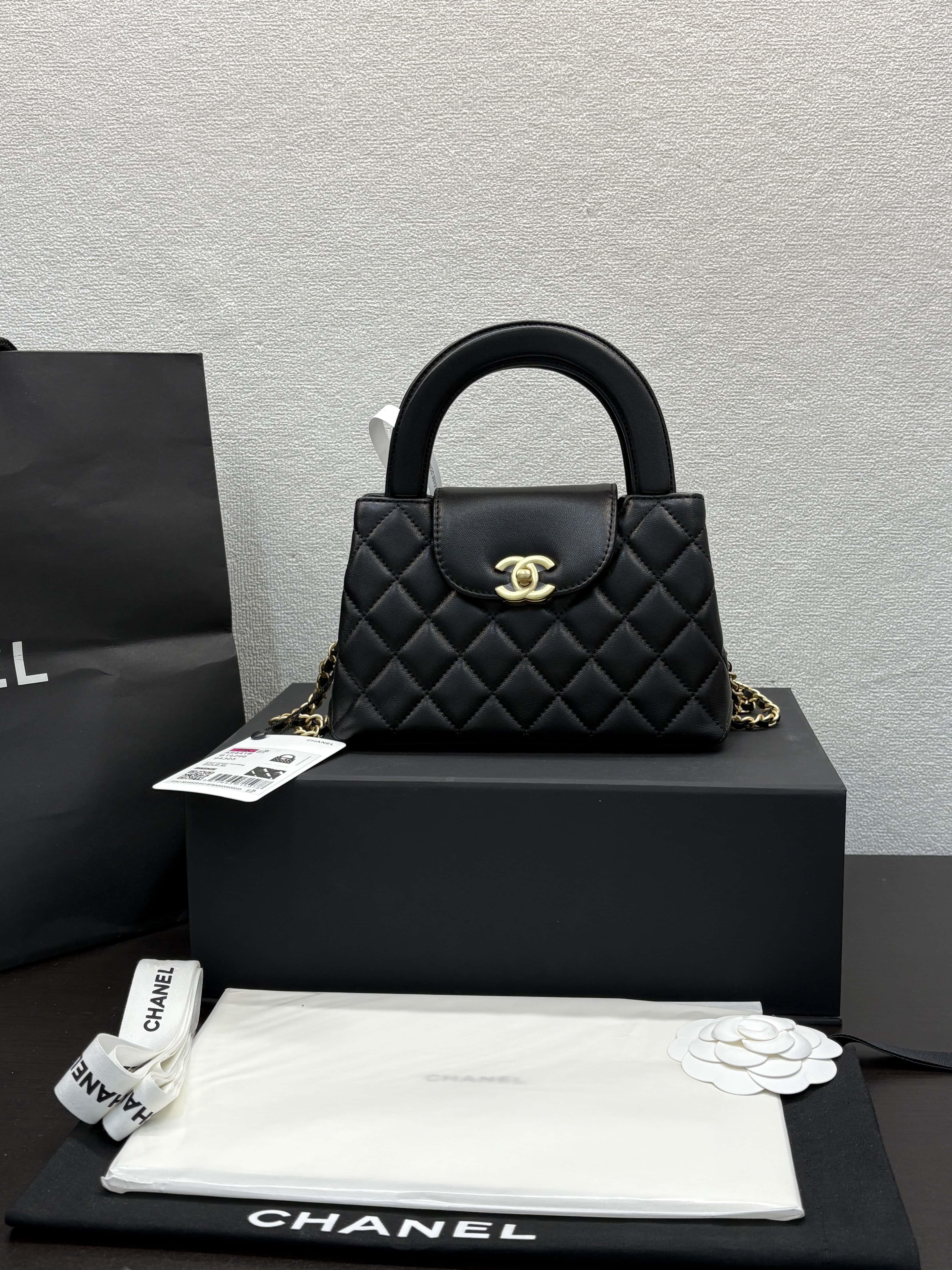 【シャネル】2wayで楽しめる♪チェーン付きミニバッグ  ケリー