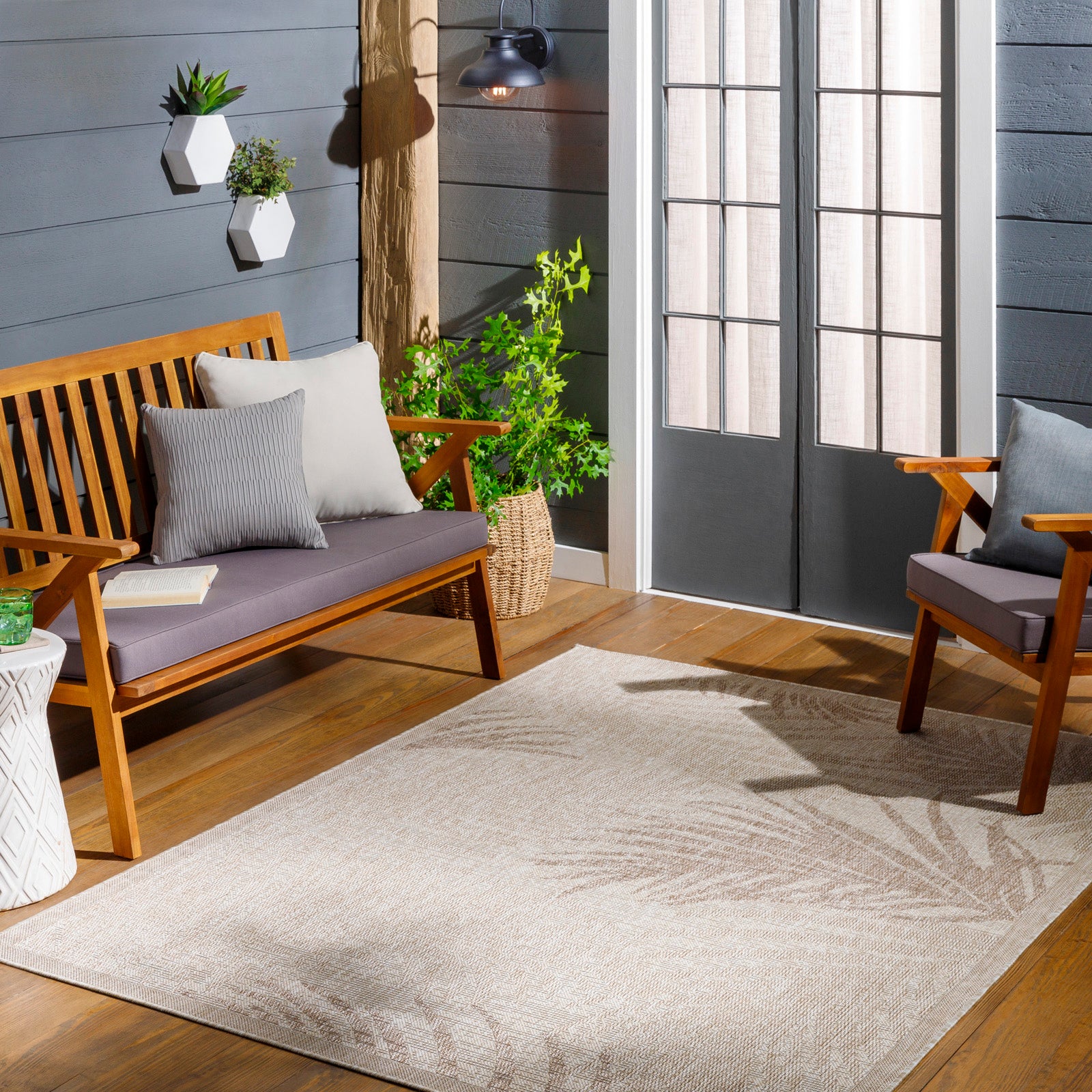 by fonQ Oasis Vloerkleed 200 x 275 cm - Lichtbeige